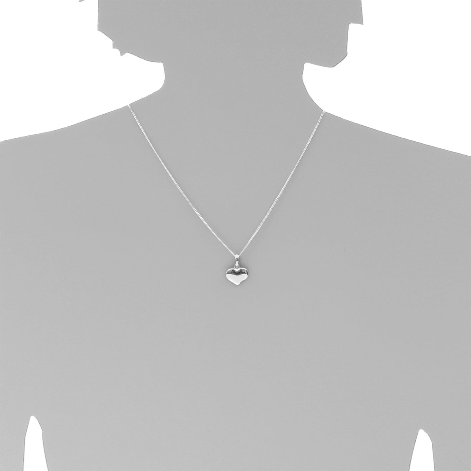 OSTSEE-SCHMUCK Kette mit Anhänger »Ostsee-Schmuck Kette mit Anhänger Herz 15 mm«, (2 tlg.)