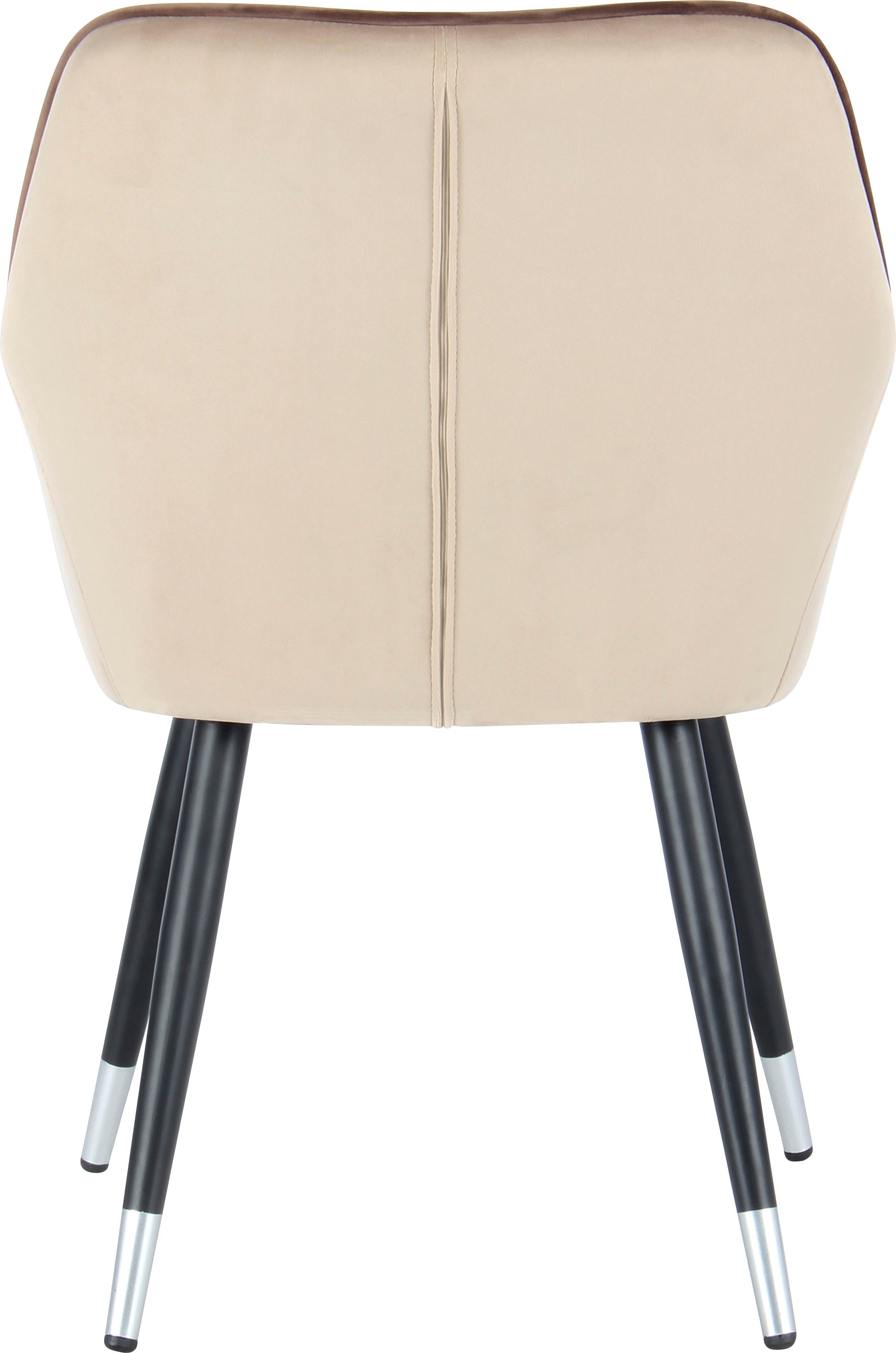 Kayoom Polsterstuhl »Stuhl Amino 525, stilvoller Design-Stuhl, elegante Optik«, 1 St., samtweicher Bezug, elegant, glamourös, elegante Optik