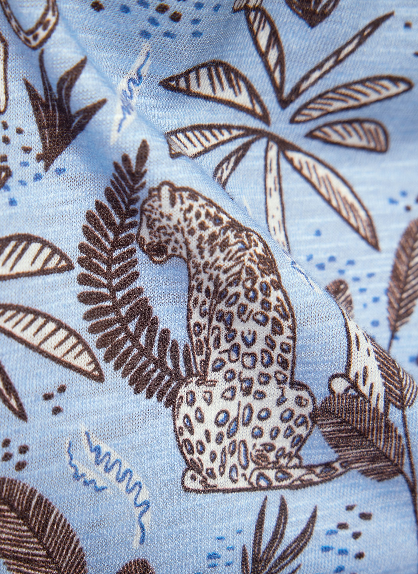 Rabe V-Shirt mit grafischem Muster und 3/4 -Arm