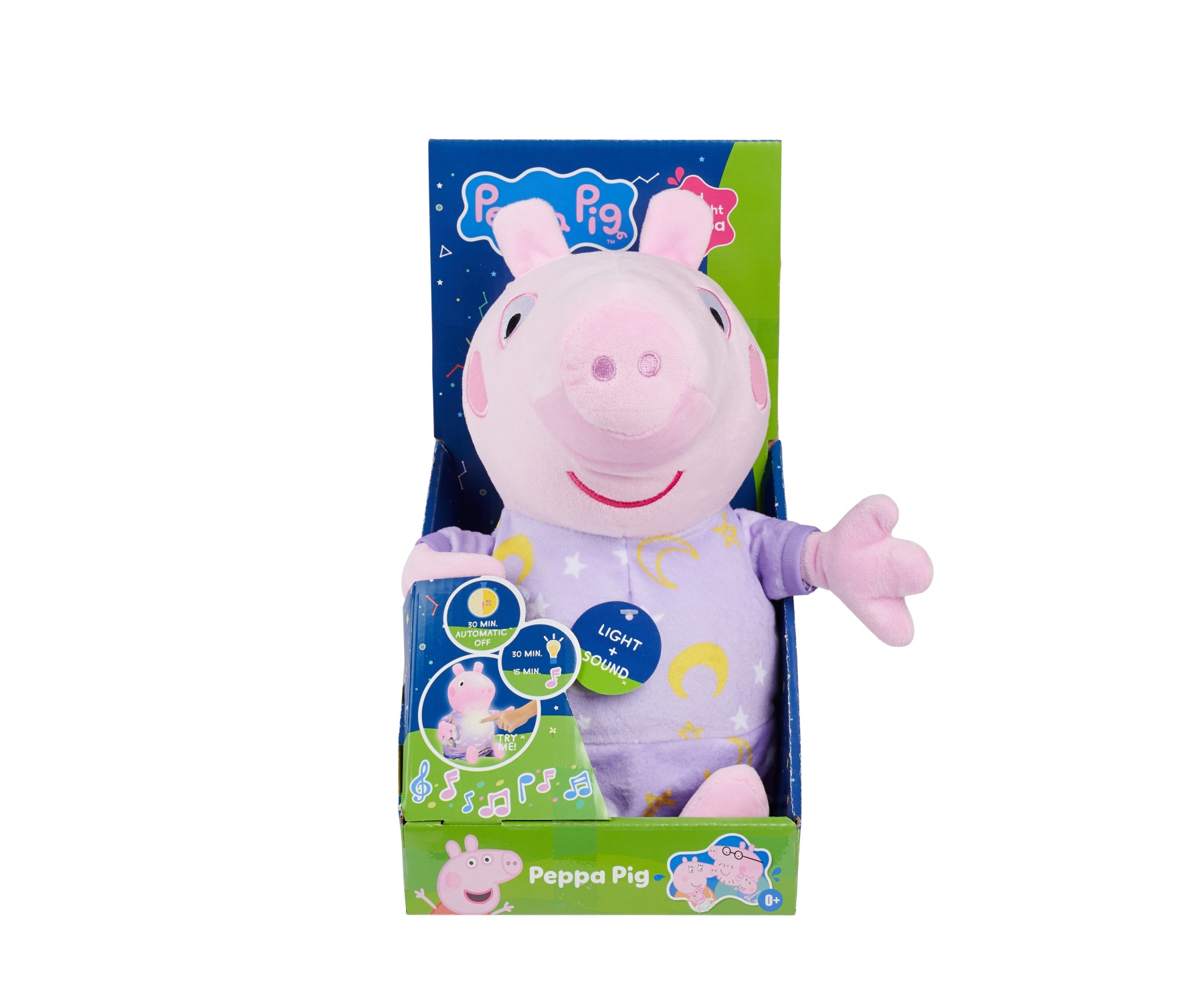 SIMBA Plüschfigur »Peppa Pig Plüsch Gute Nacht Peppa« Einschlafhilfe mit Licht und Sound