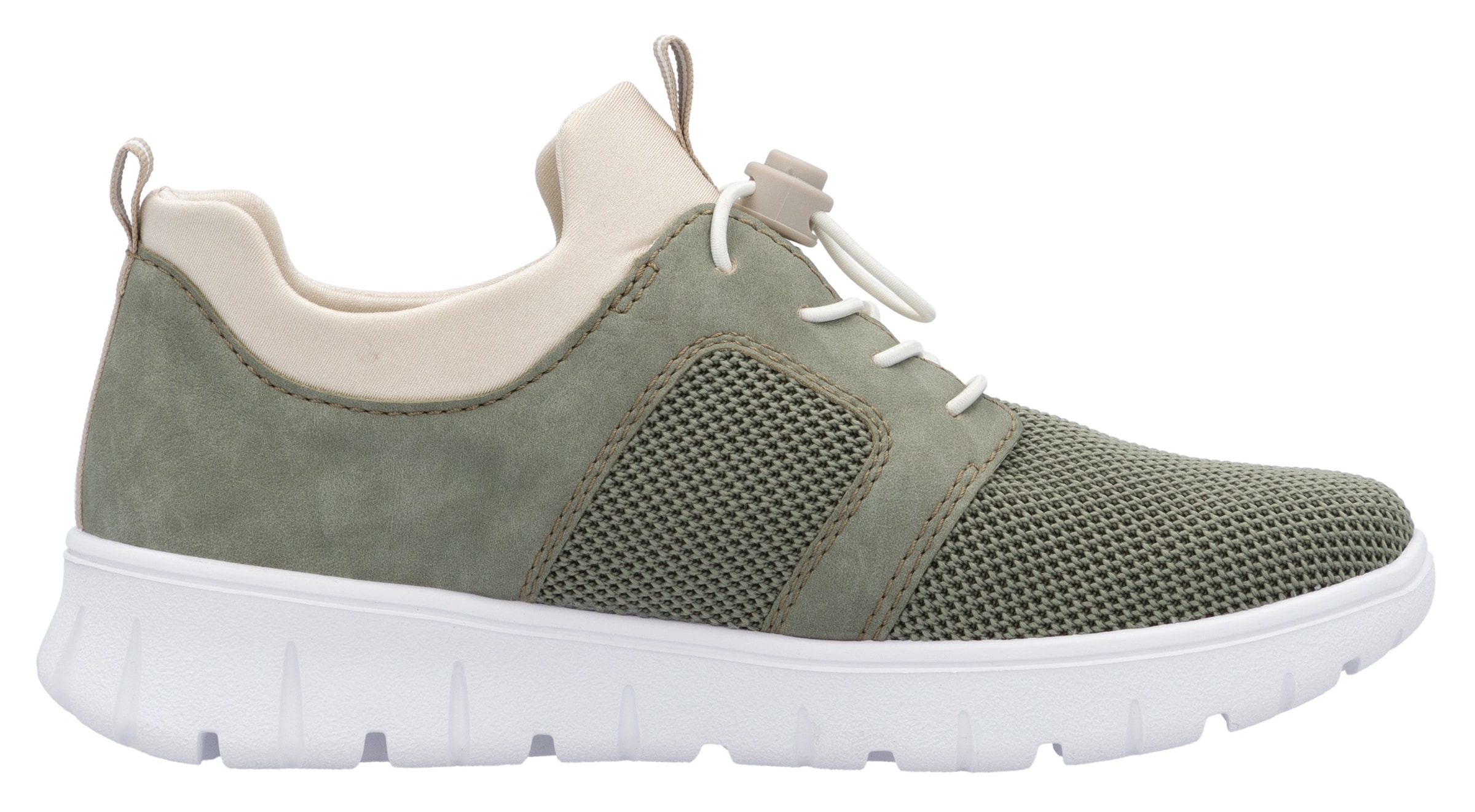 Rieker Slip-On Sneaker, Halbschuh, Freizeitsneaker, Schlupfschuh mit Anziehlaschen