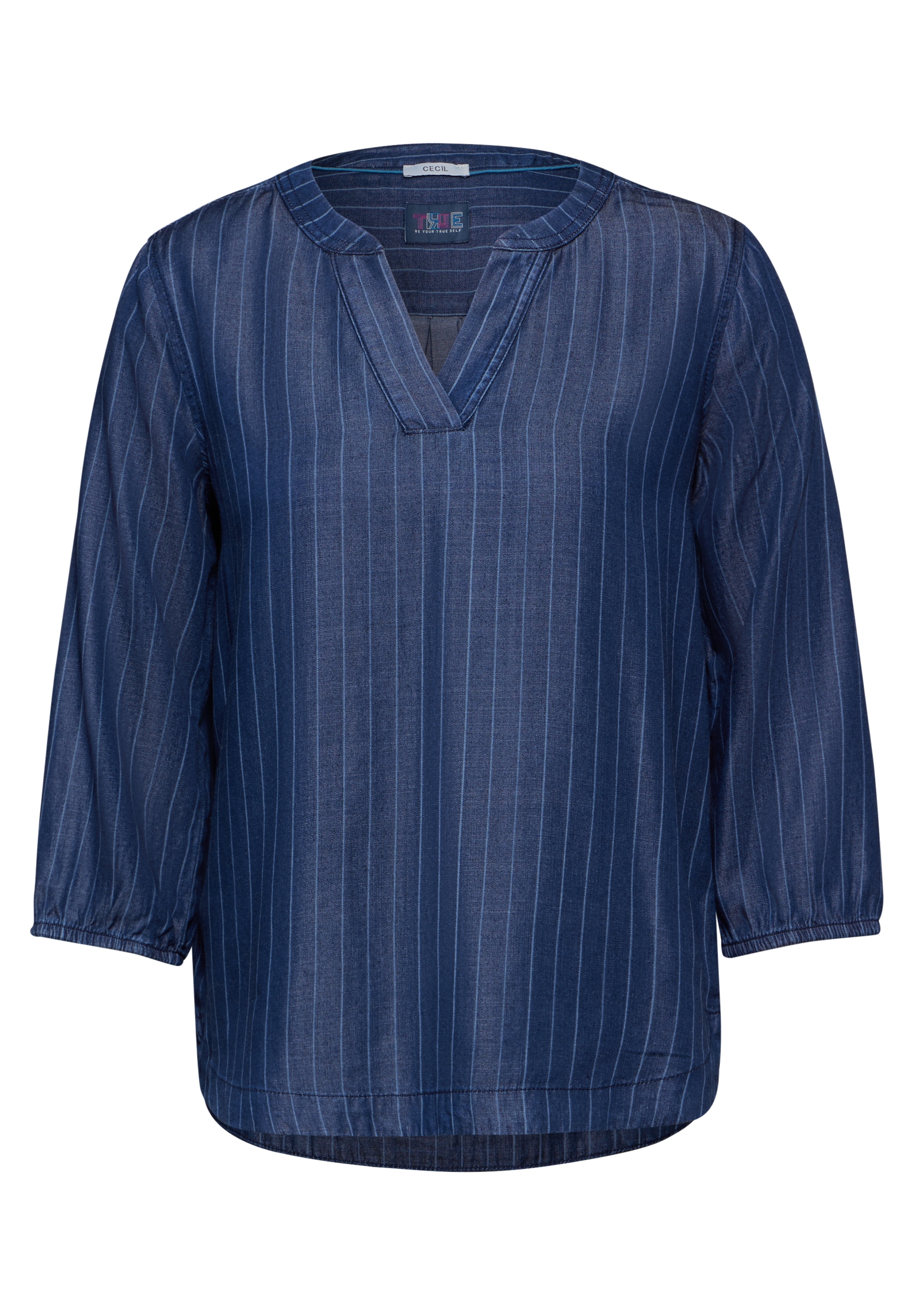 Cecil Jeansbluse, mit 3/4 Ärmeln