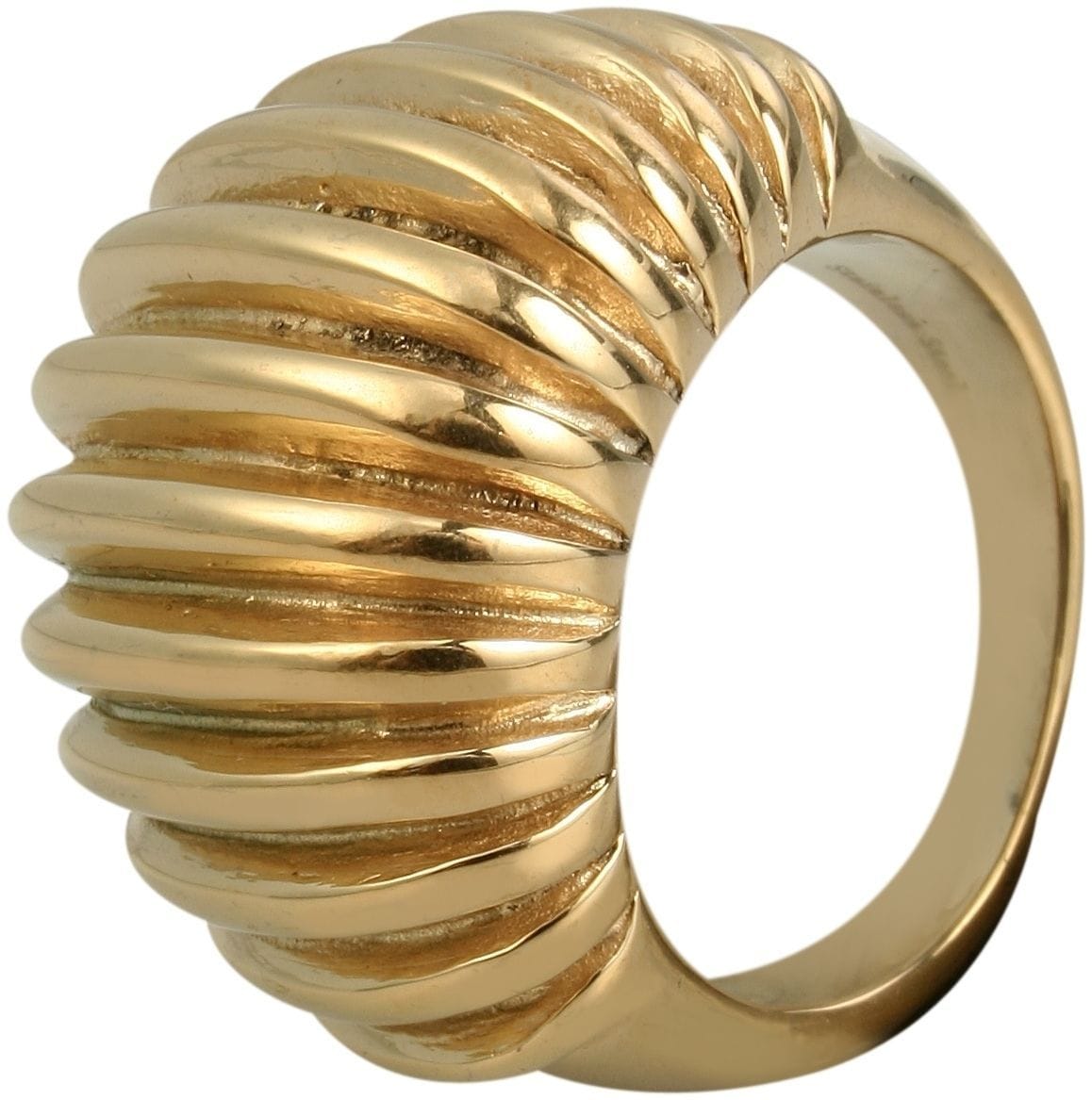 Fingerring ADELIA´S "Damen Ring aus Edelstahl" Gr. 60, gold, Fingerringe, Damen, 60, Edelstahl, Fingerring 4