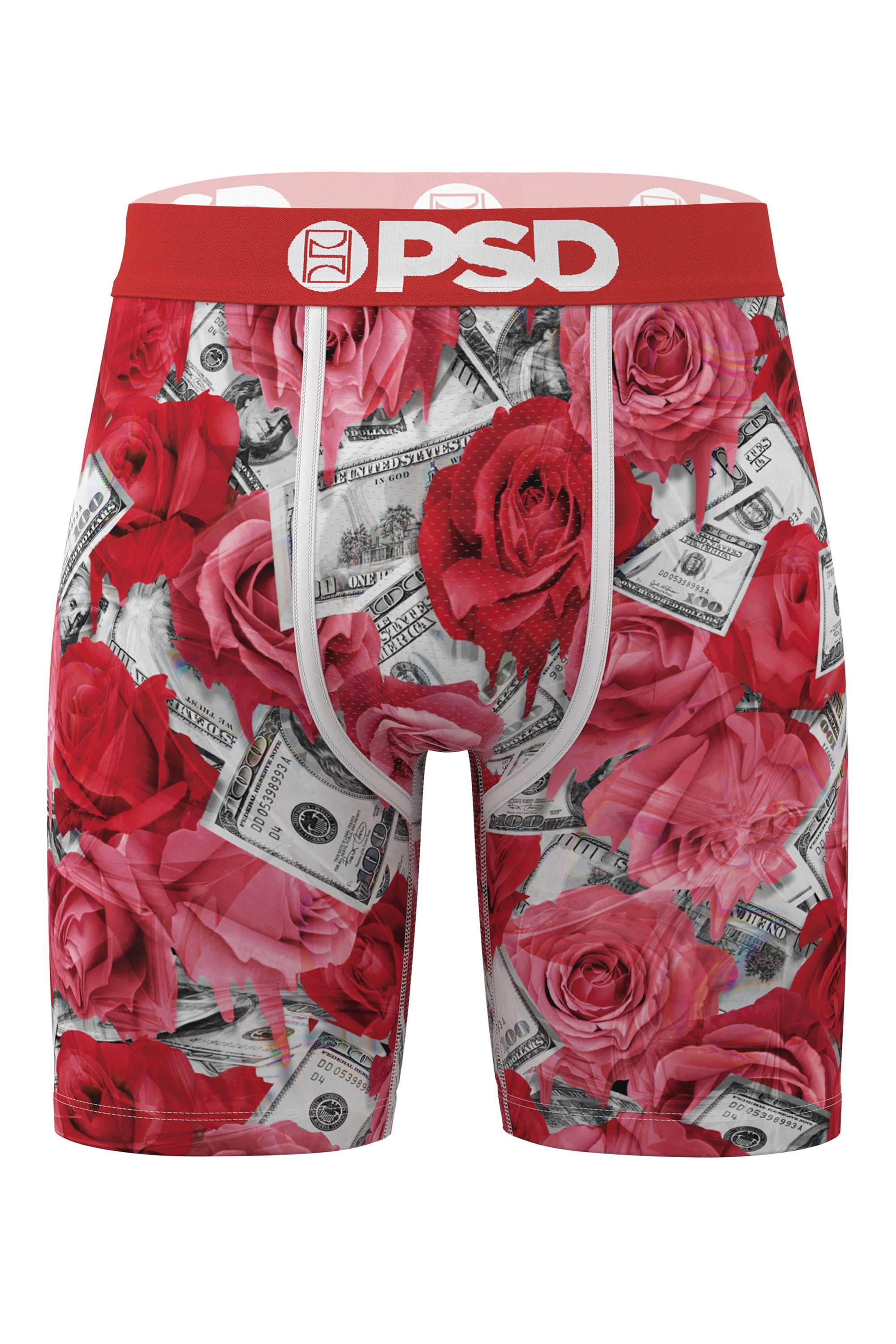 PSD Boxershorts "ROSES MELT RED Herren"