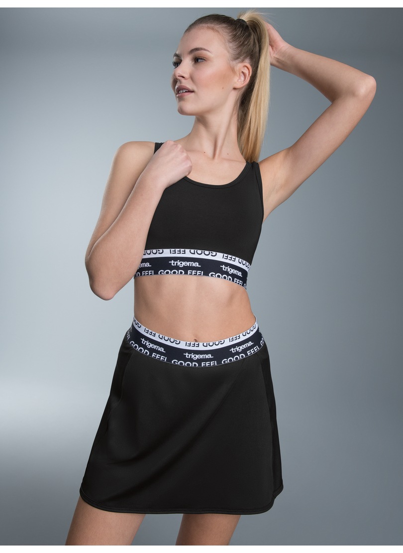 Trigema Sweater »TRIGEMA Sport-Set aus Sport-Bustier und Skort«