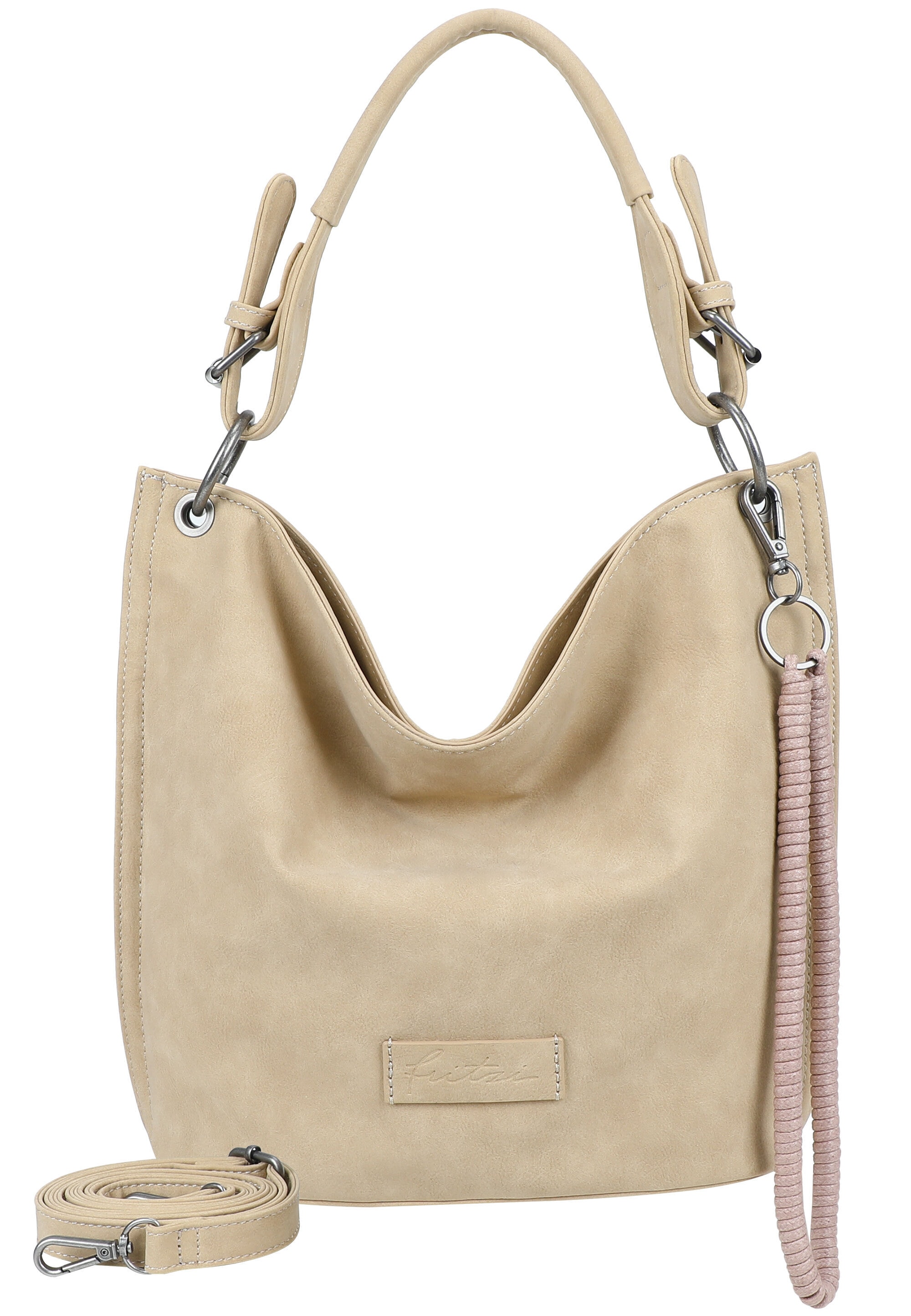 Fritzi aus Preußen Schultertasche "Fritzi31N Vintage" mit Kordel-Anhänger