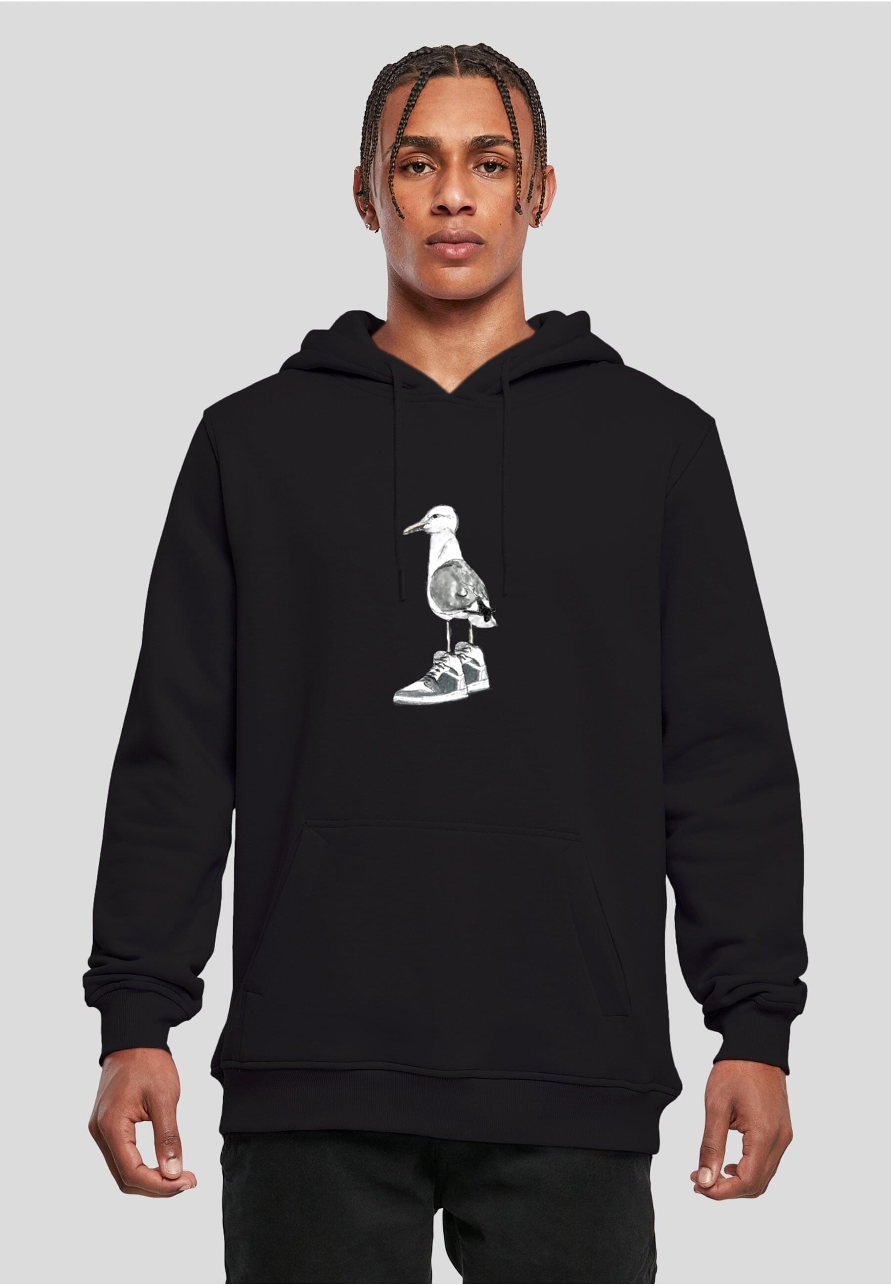 MisterTee Kapuzensweatshirt »MisterTee Herren Seagull Sneakers Hoody«, (1 tlg.)