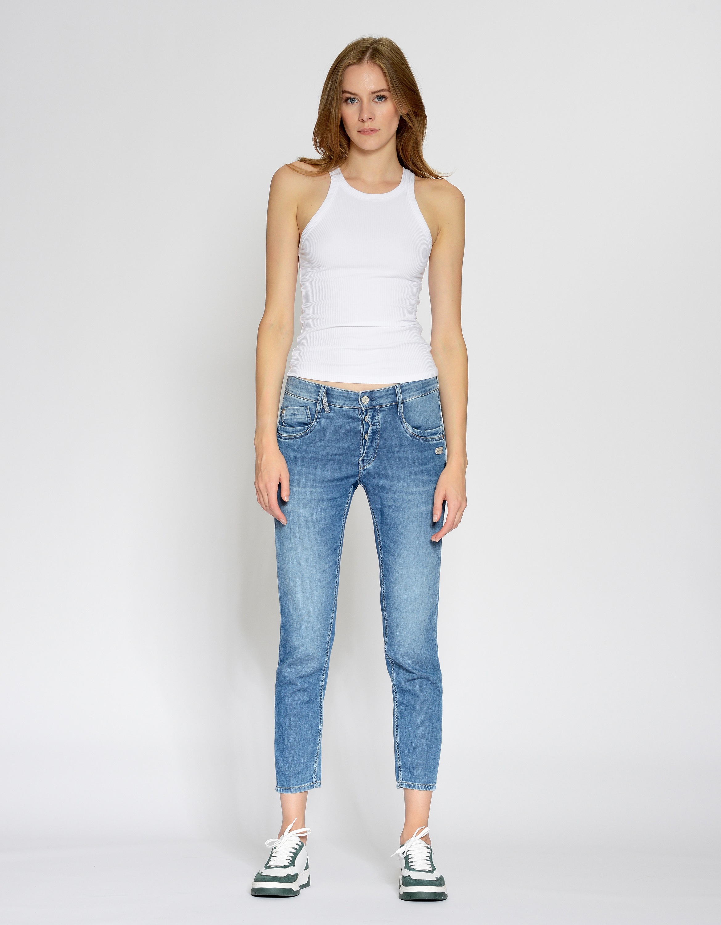 GANG Relax-fit-Jeans "GANG Jeans Relaxed Fit 94GERDA CROPPED" günstig online kaufen