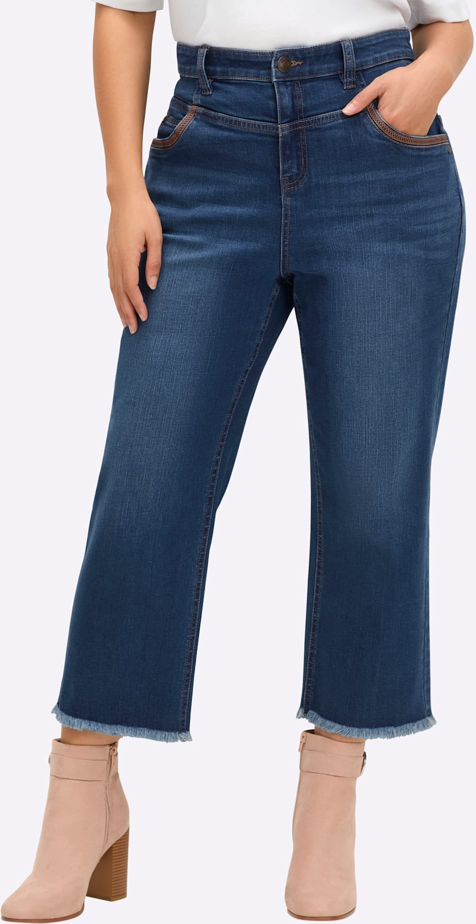 Sheego 7/8-Jeans, (1 tlg.) günstig online kaufen