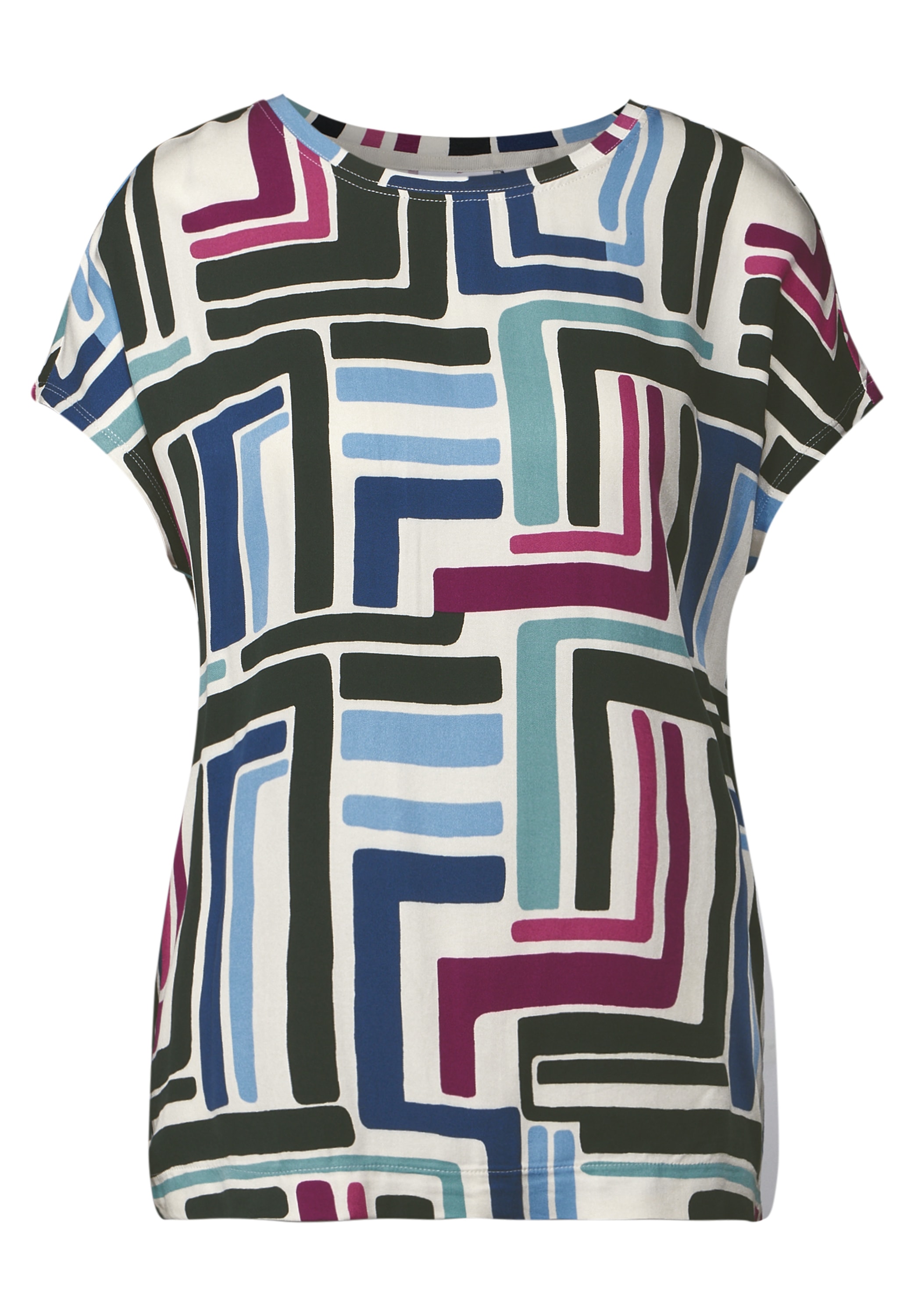 Cecil T-Shirt, mit Knopfleiste