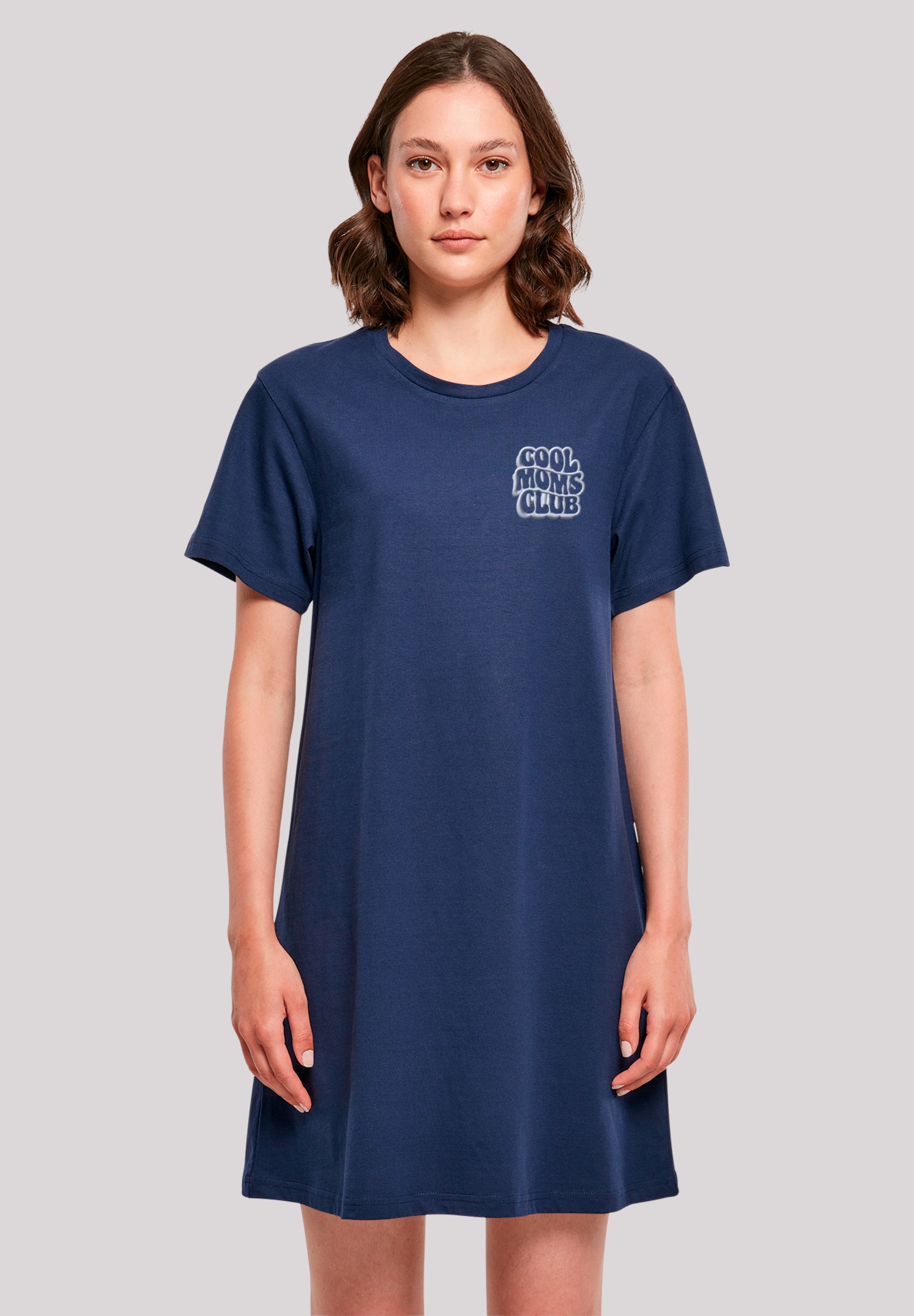 F4NT4STIC Shirtkleid "Cool Moms Club Bestickt", Premium Qualität günstig online kaufen