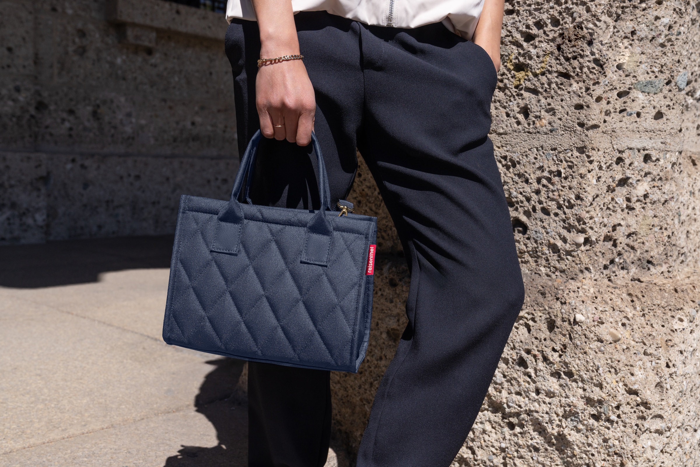 REISENTHEL® Einkaufsshopper »daily shopper XS« Metalldruckknopf-Verschluss, längenverstellbare Schulterriemen