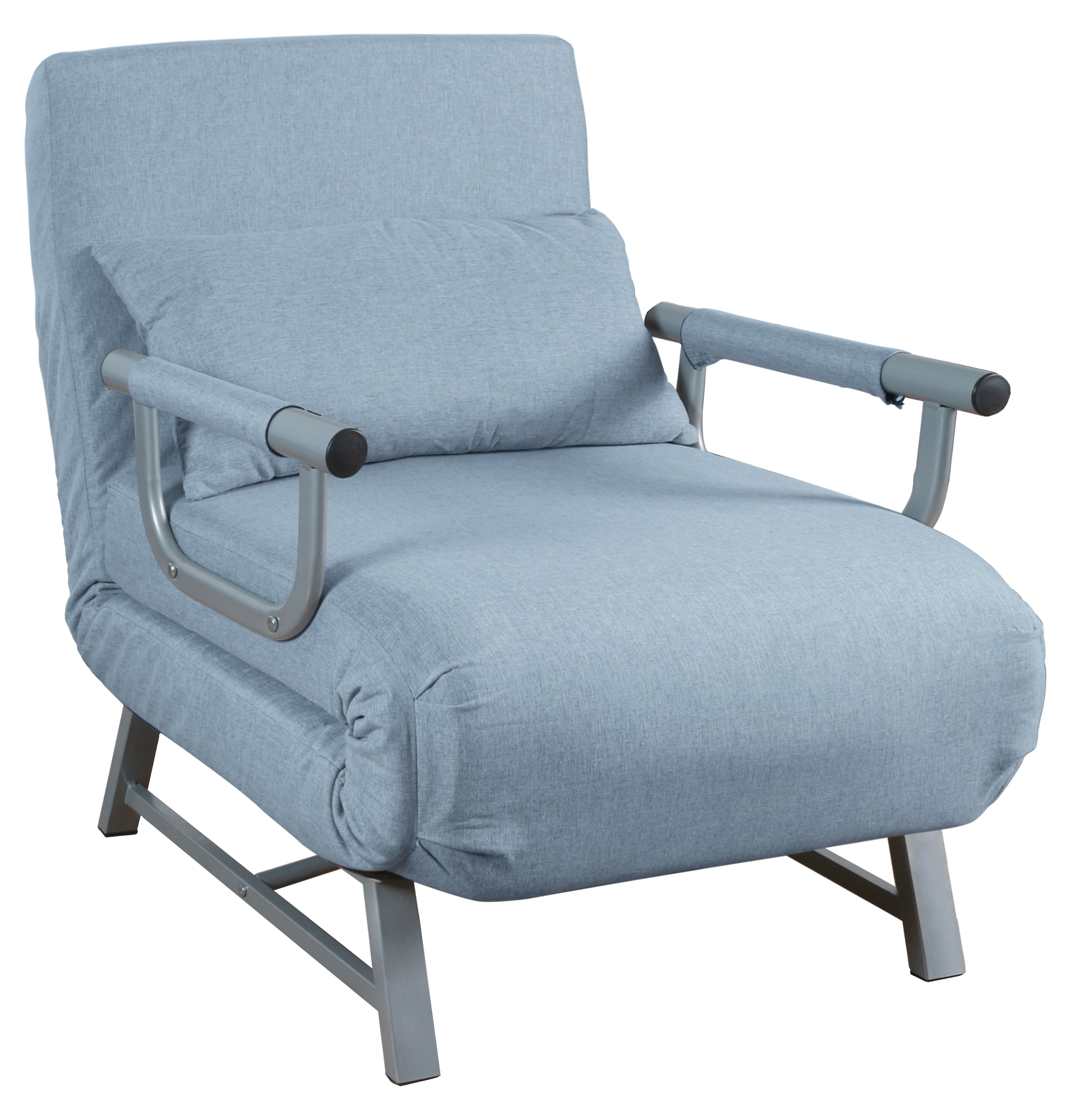 Schlafsofa VCM, B:64cm T:78cmblau, Obermaterial: 90% Holz Wood. 10% Textilmaterial TEXMAT., Wohnzimmer, Sofas, "Schlafsessel Sessel Kolino mit