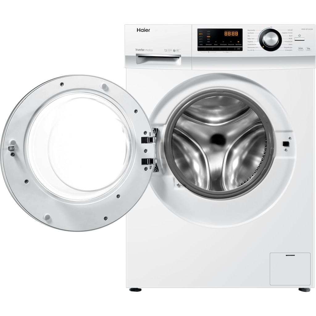 Haier Waschmaschine »HW90-BP14636N«, HW90-BP14636N, 9 kg, 1400 U/min