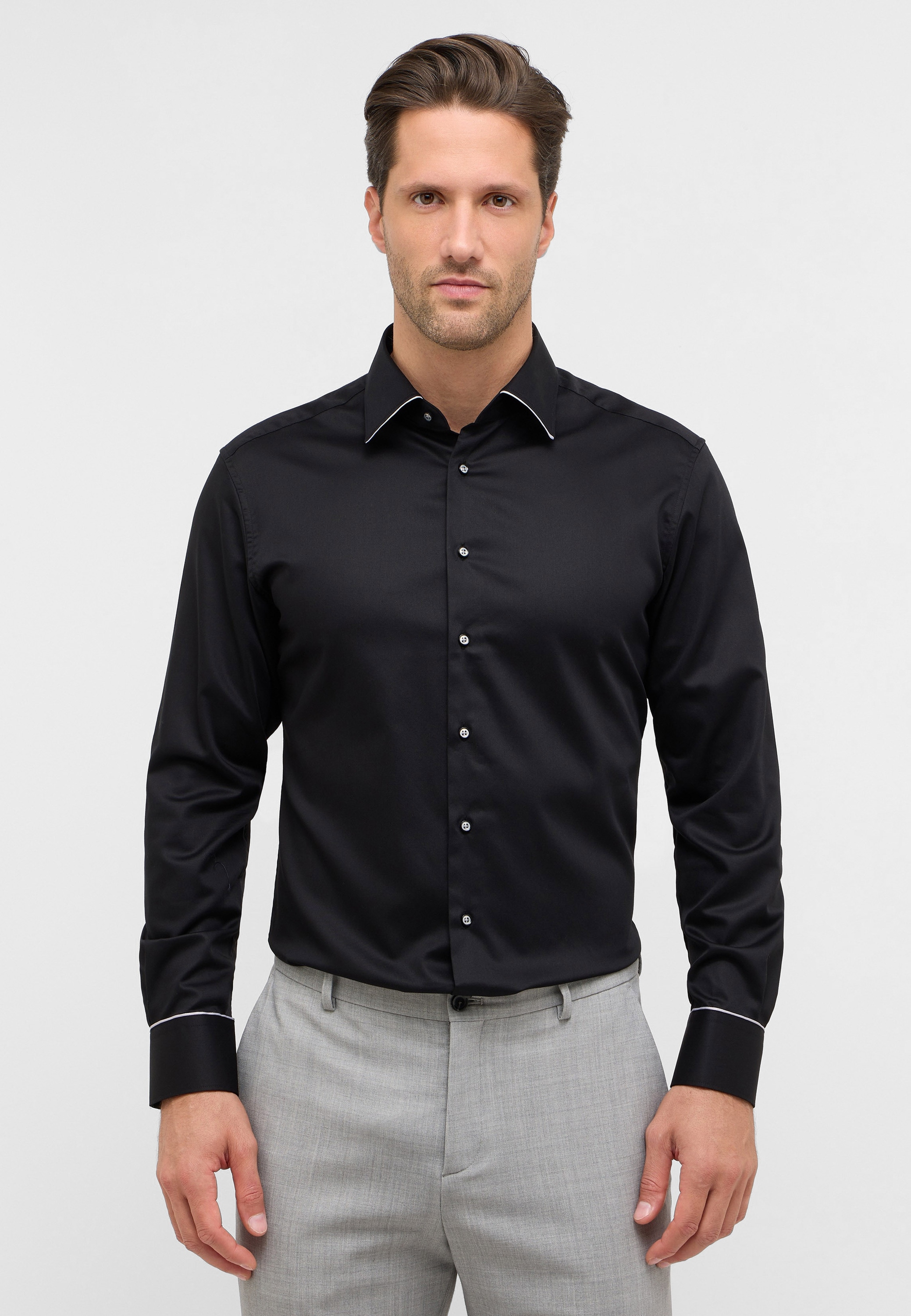 Eterna Langarmhemd "MODERN FIT" NON IRON (bügelfrei) günstig online kaufen