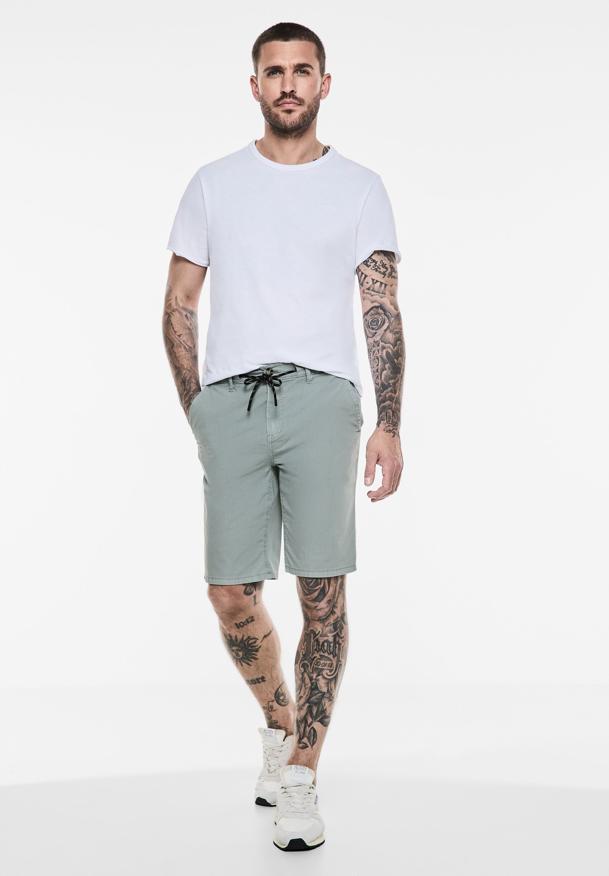 STREET ONE MEN Shorts, mit Tunnelzugband