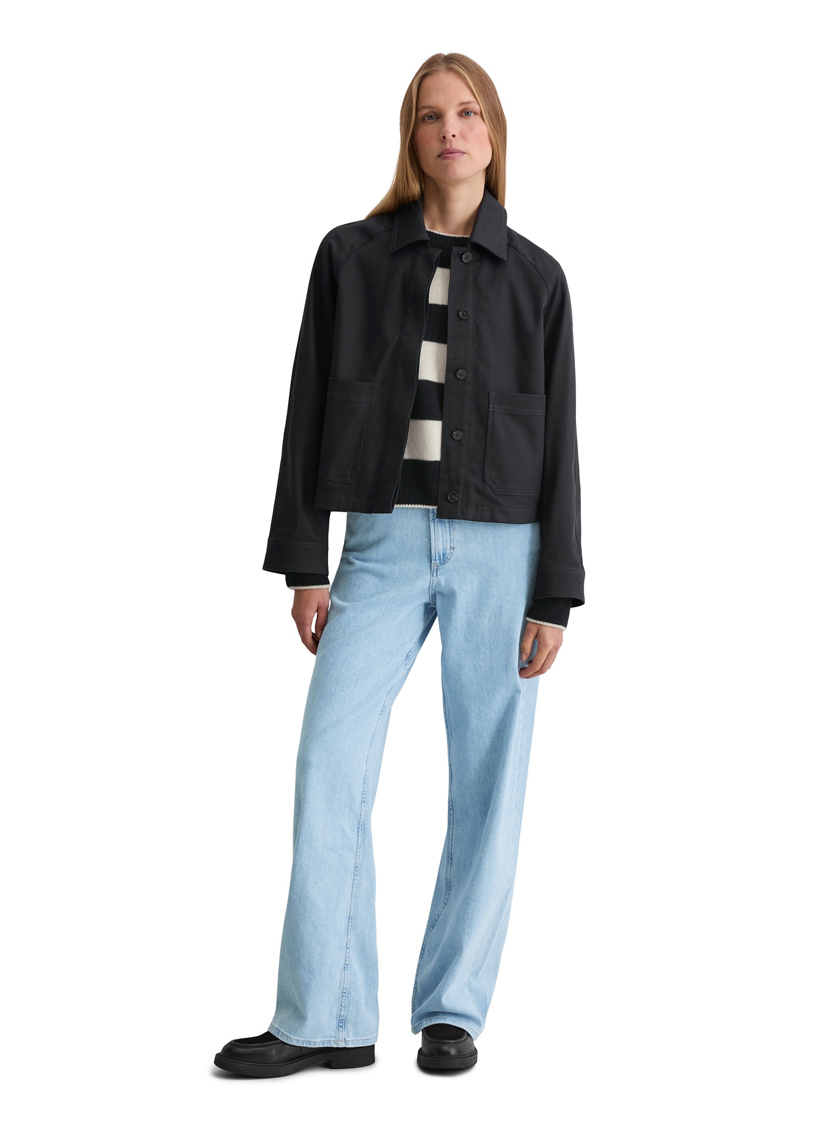 Marc O'Polo Kurzjacke »mit TENCEL™ Lyocell« ohne Kapuze