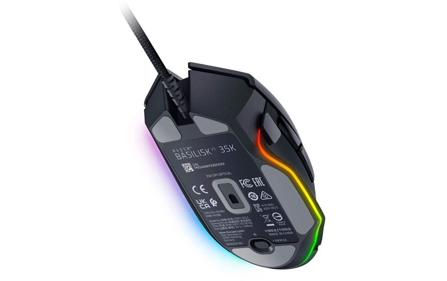 RAZER Gaming-Maus »Razer Basilisk V3 35K« kabelgebunden