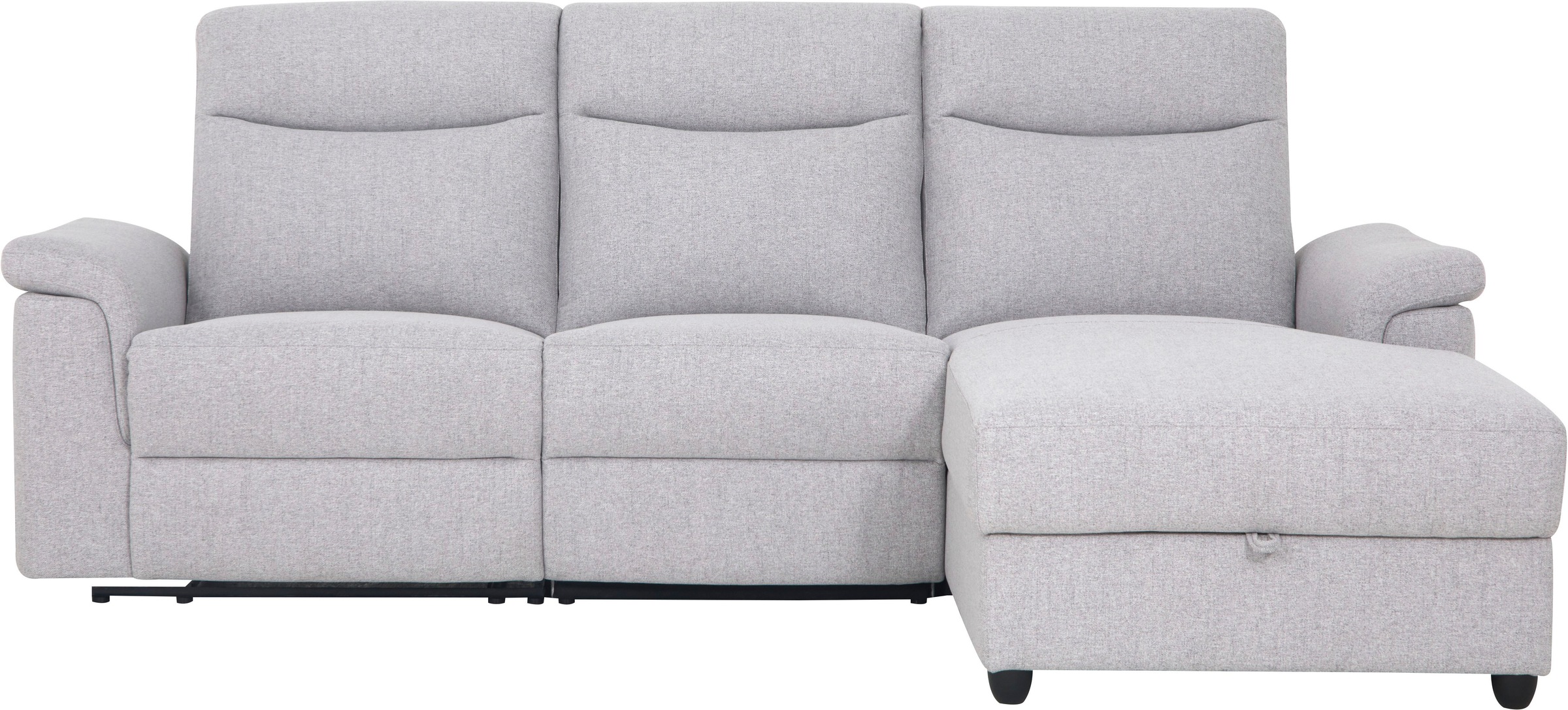 Home affaire Ecksofa "BRIONNE, L-Form, 255cm, manuelle u. elektrische Funkt günstig online kaufen