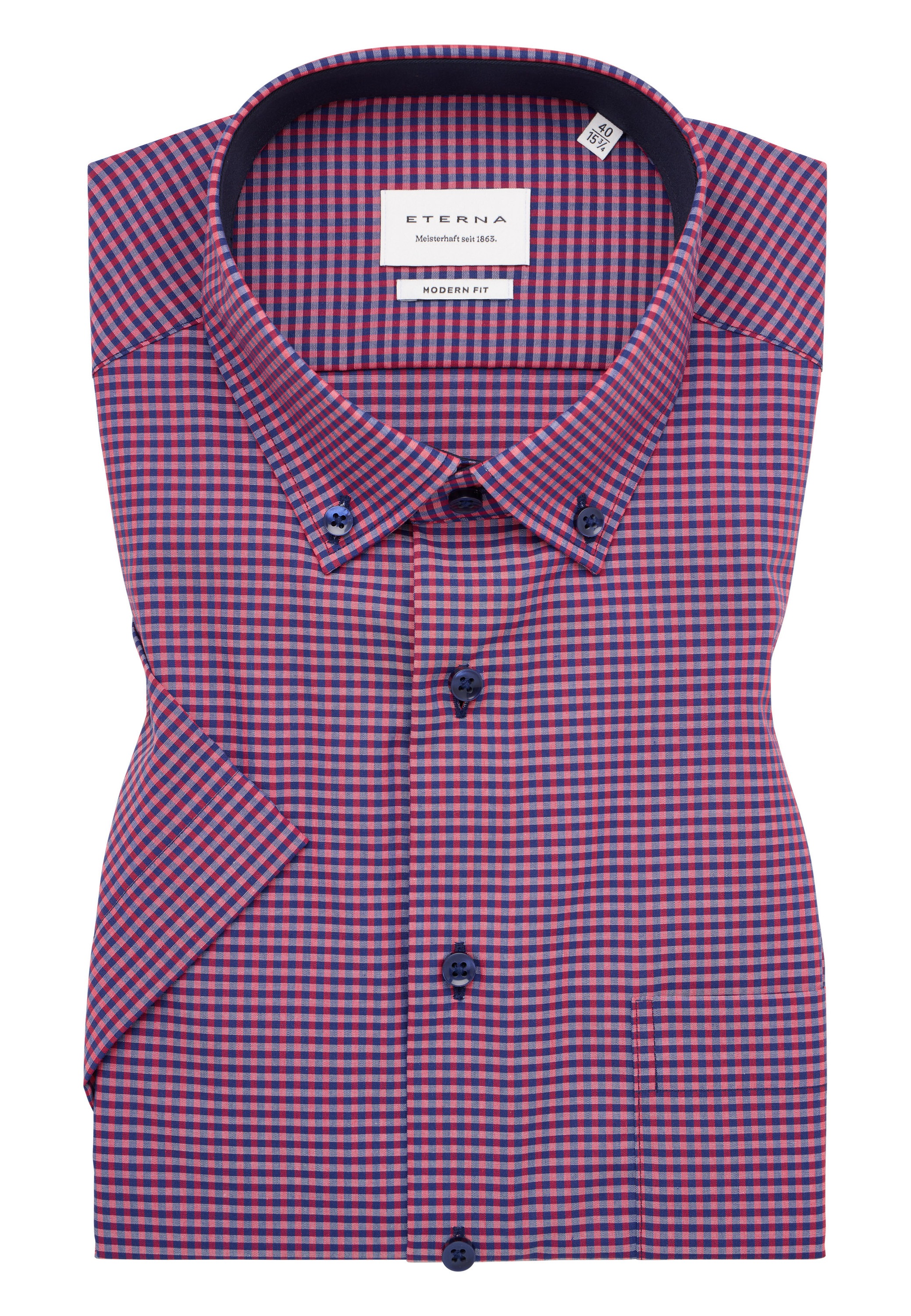 Eterna Kurzarmhemd »MODERN FIT«, NON IRON (bügelfrei)