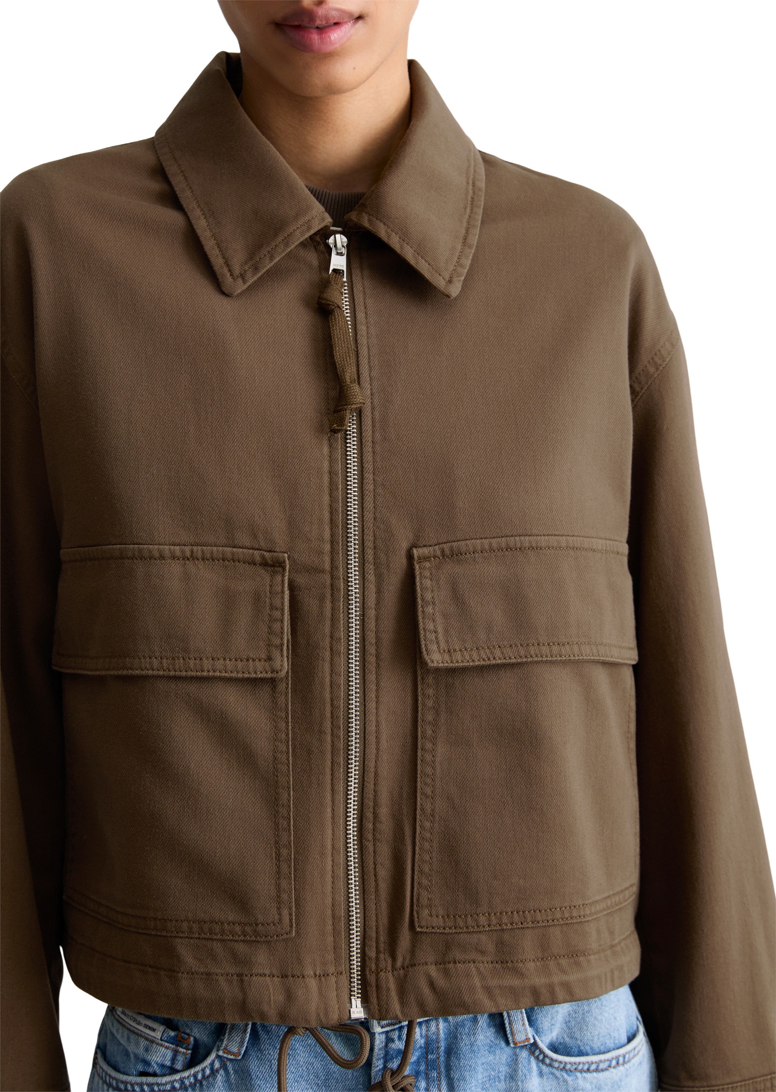 Marc O'Polo DENIM Outdoorjacke »aus Organic-Cotton-Lyocell-Stretch«