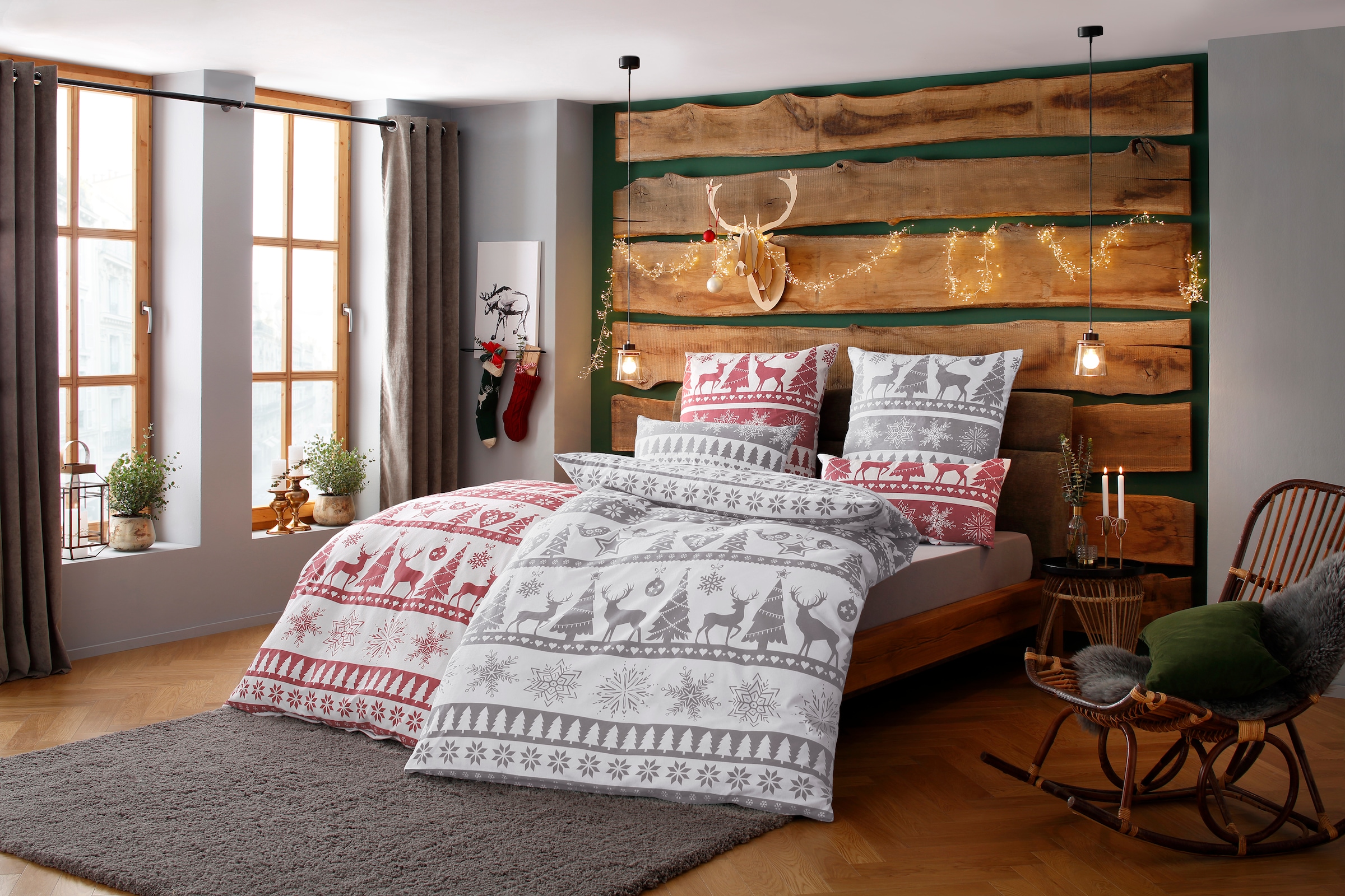 OTTO home Bettwäsche "Sindbad in Gr. 135x200 oder 155x220 cm, ideal für Wei günstig online kaufen