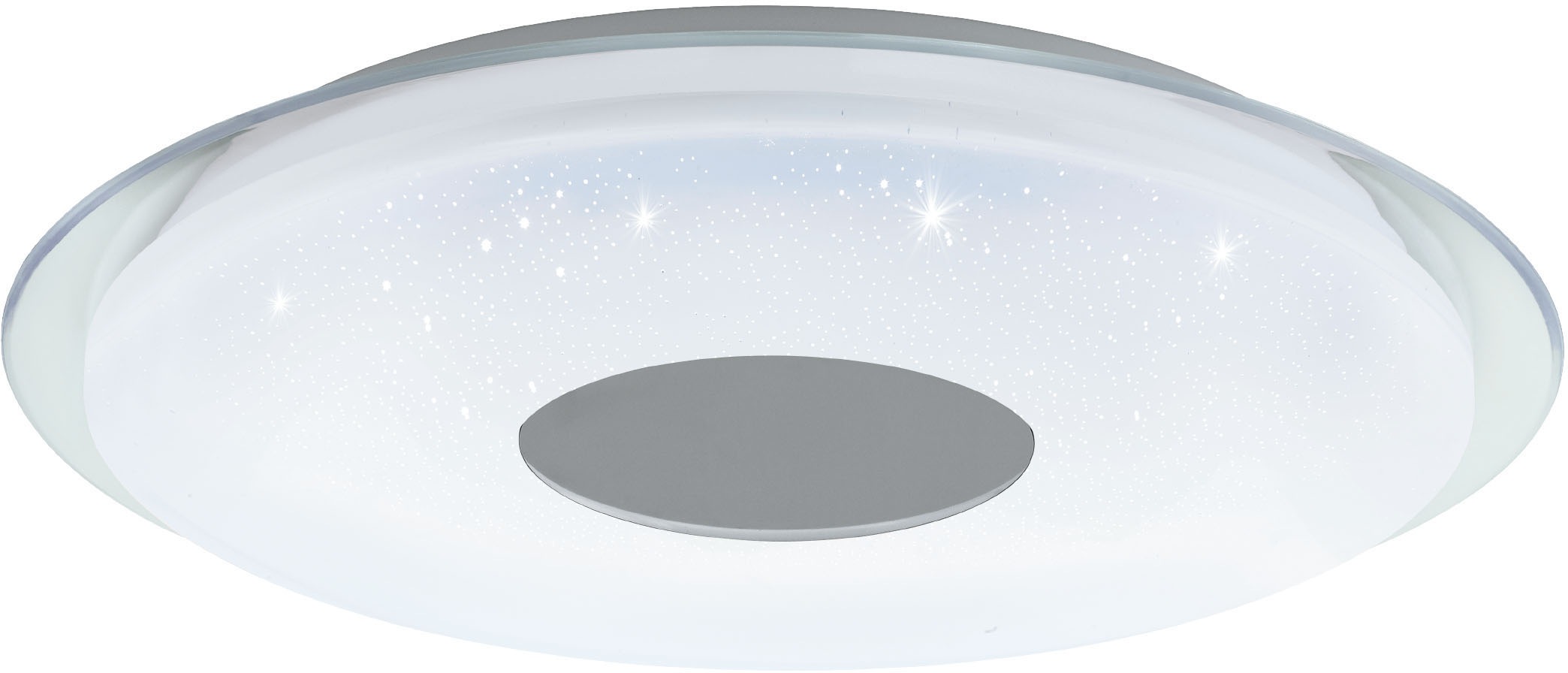 EGLO LED-Deckenleuchte »LANCIANO-Z« in weiß und transparent aus Stahl /  inkl. LED fest integriert - 4 x 11,2 Watt kaufen | BAUR