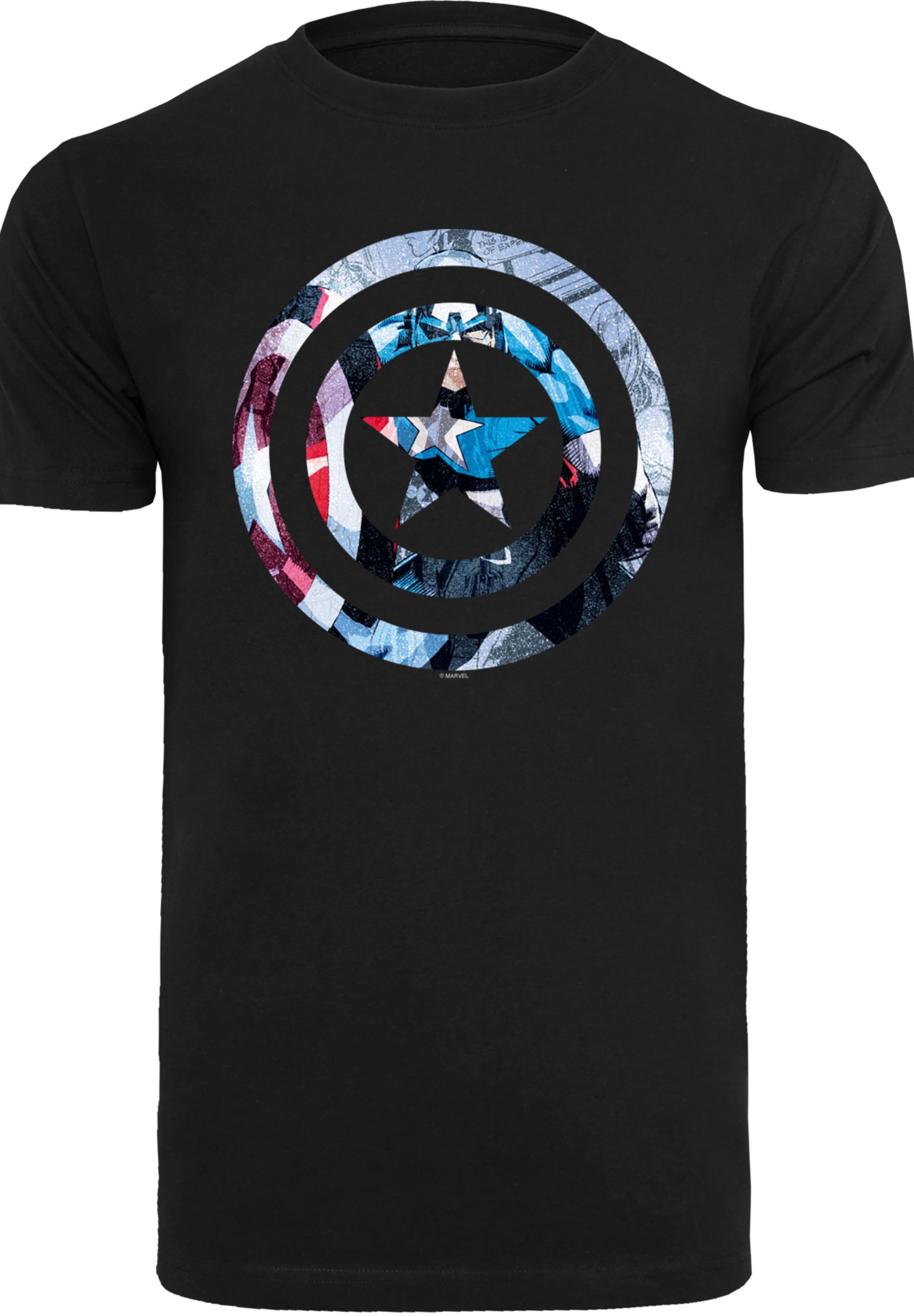 F4NT4STIC T-Shirt »Marvel Superhelden Avengers Captain America«, Herren,Premium Merch,Regular-Fit,Basic,Logo Print