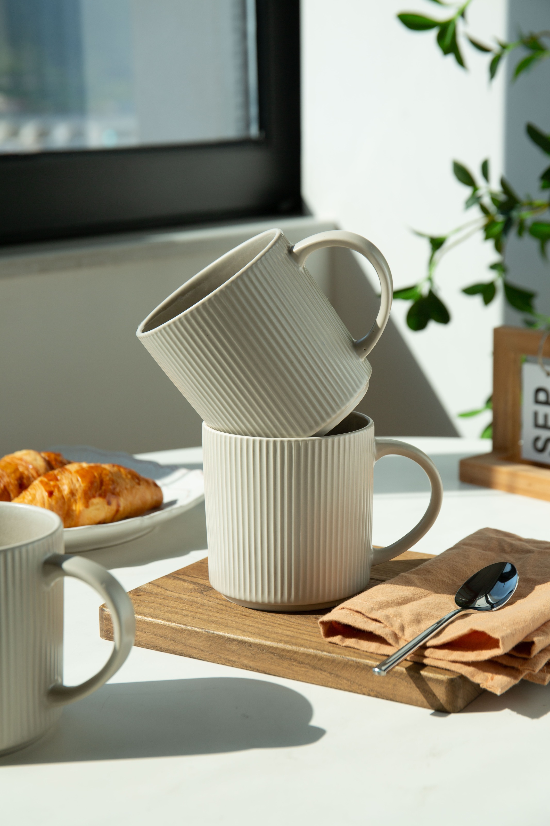 OTTO home Becher "Kaffeebecher Loik, 6er Set" spülmaschinenfest und mikrowe günstig online kaufen