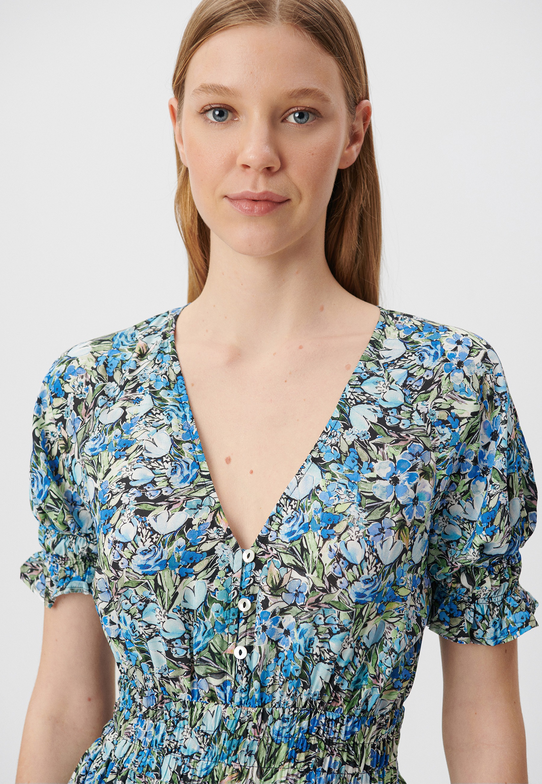 Mavi Minikleid »SHORT SLEEVE WOVEN DRESS«, Kleid kurz