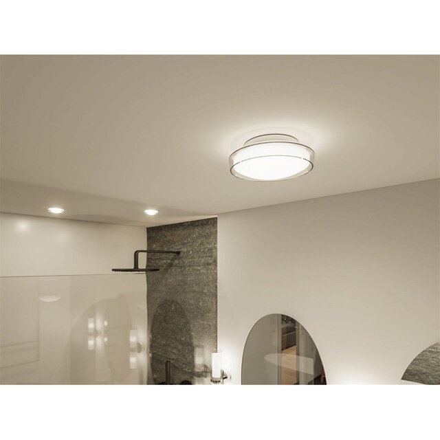 Paulmann LED Deckenleuchte »Selection Bathroom Luena IP44 11,5W 3000K Chrom  230V Glas/Metall«, 1 flammig-flammig | BAUR