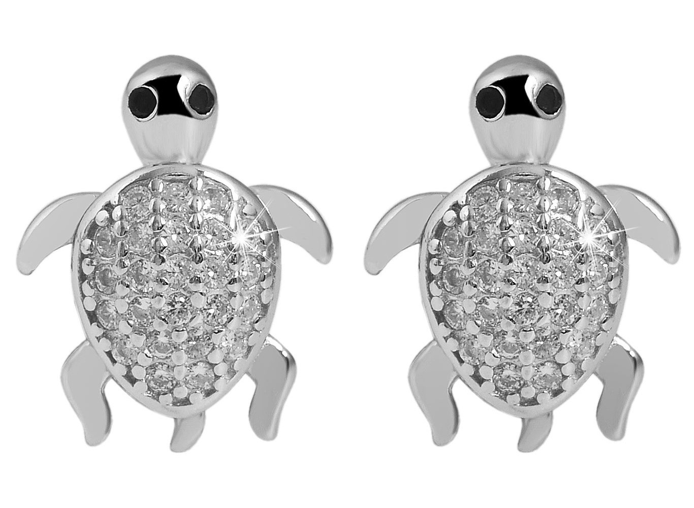 Adelia´s Paar Ohrhänger "Damen Ohrringe – Ohrstecker aus 925 Silber mit Zir günstig online kaufen