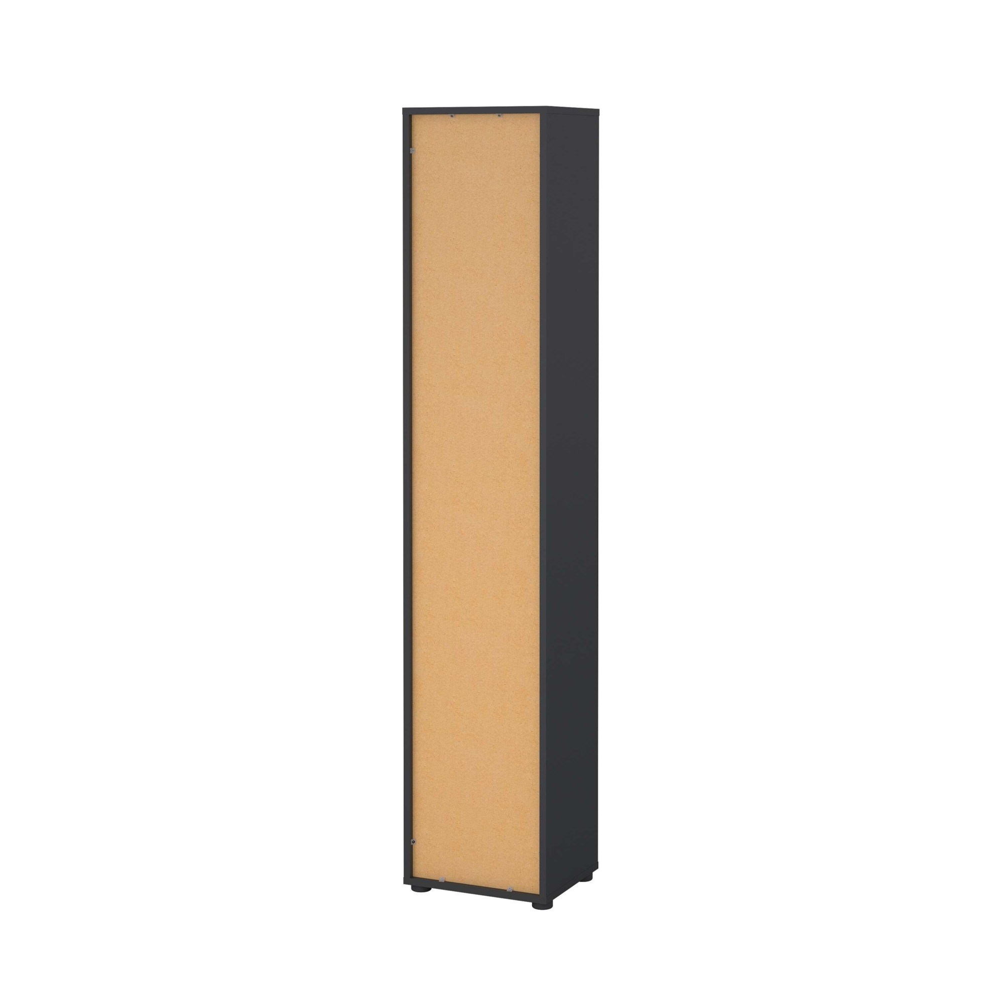 INOSIGN Regal »Sign Ablageregal, Aktenregal, Bücherregal, Standregal, Wandregal,«, schmal mit Trennwand und Einlegeböden, Höhe 200 cm