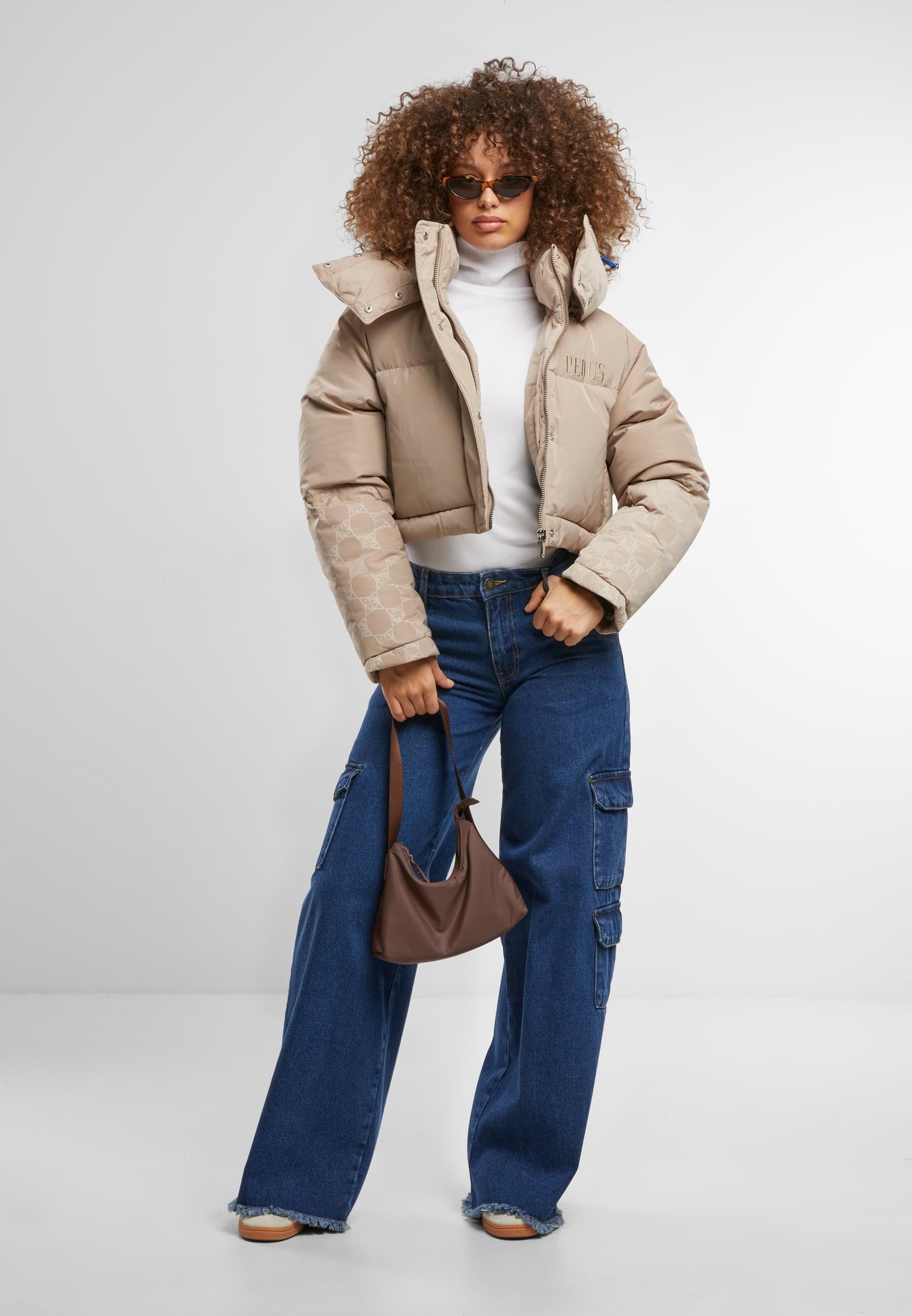 PEQUS Winterjacke »PEQUS PEQUS Aether Cropped Puffer Jacket«, (1 St.), ohne Kapuze