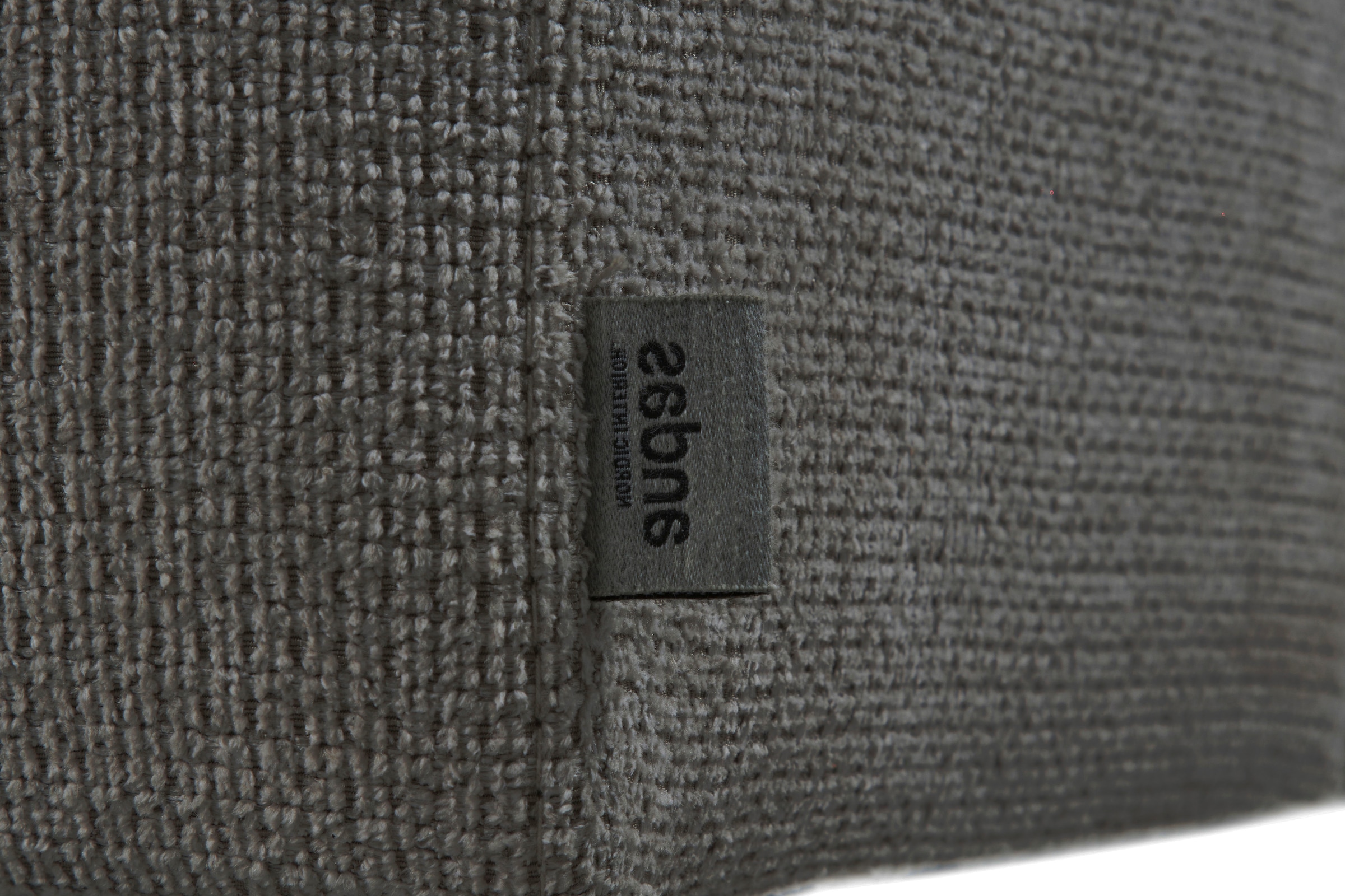 andas Ecksofa »Linkka, Breite 301 cm«, L-Form, in einem weichen Chenille-Stoff, mit Wellenunterfederung