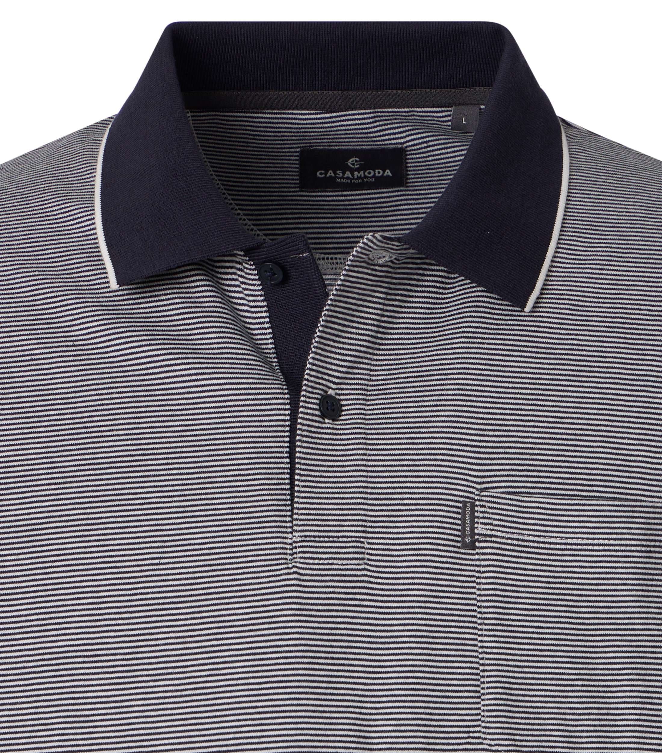 CASAMODA Poloshirt »CASAMODA Polo-Shirt gestreift«
