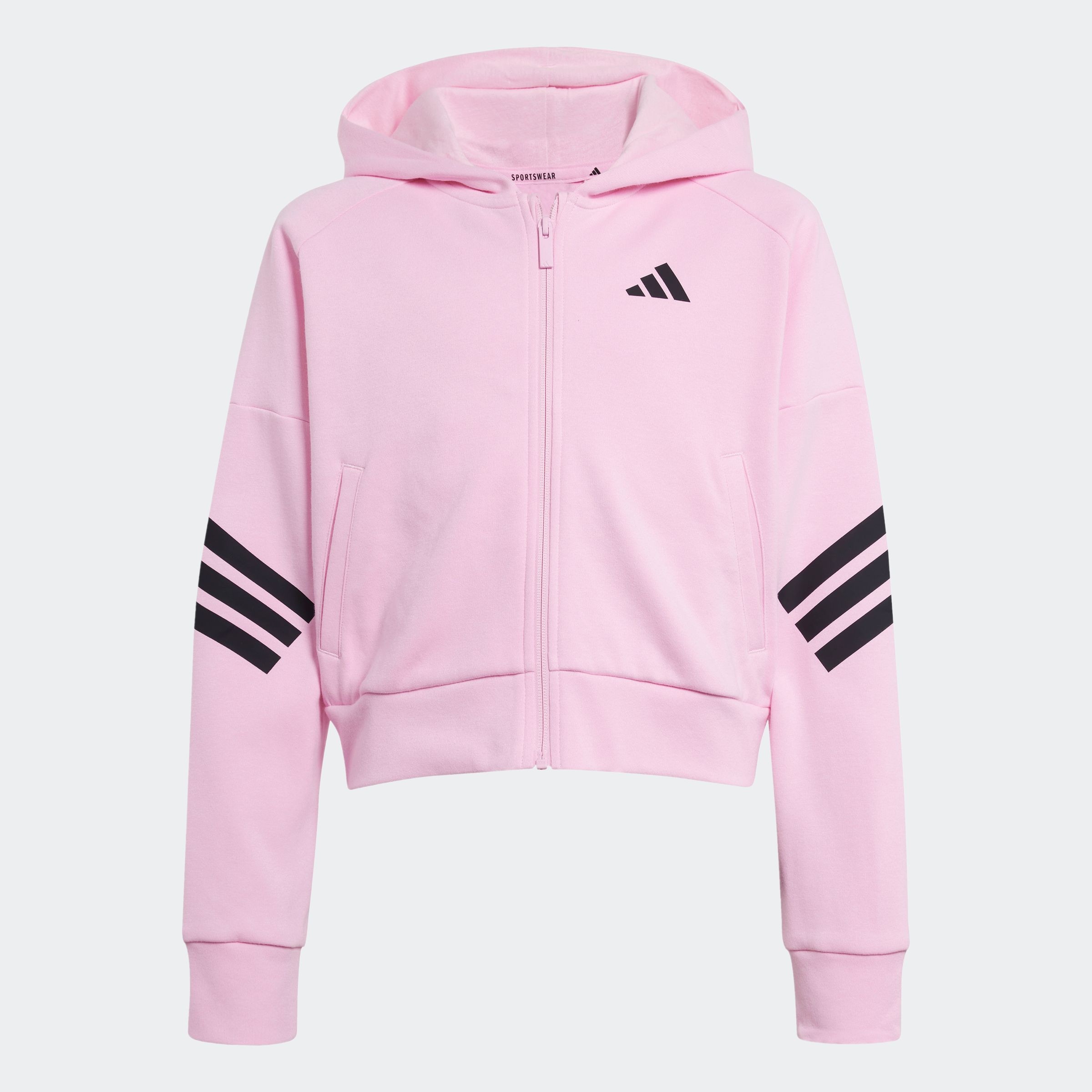 adidas Sportswear Kapuzensweatshirt »JG FI 3S FZ«