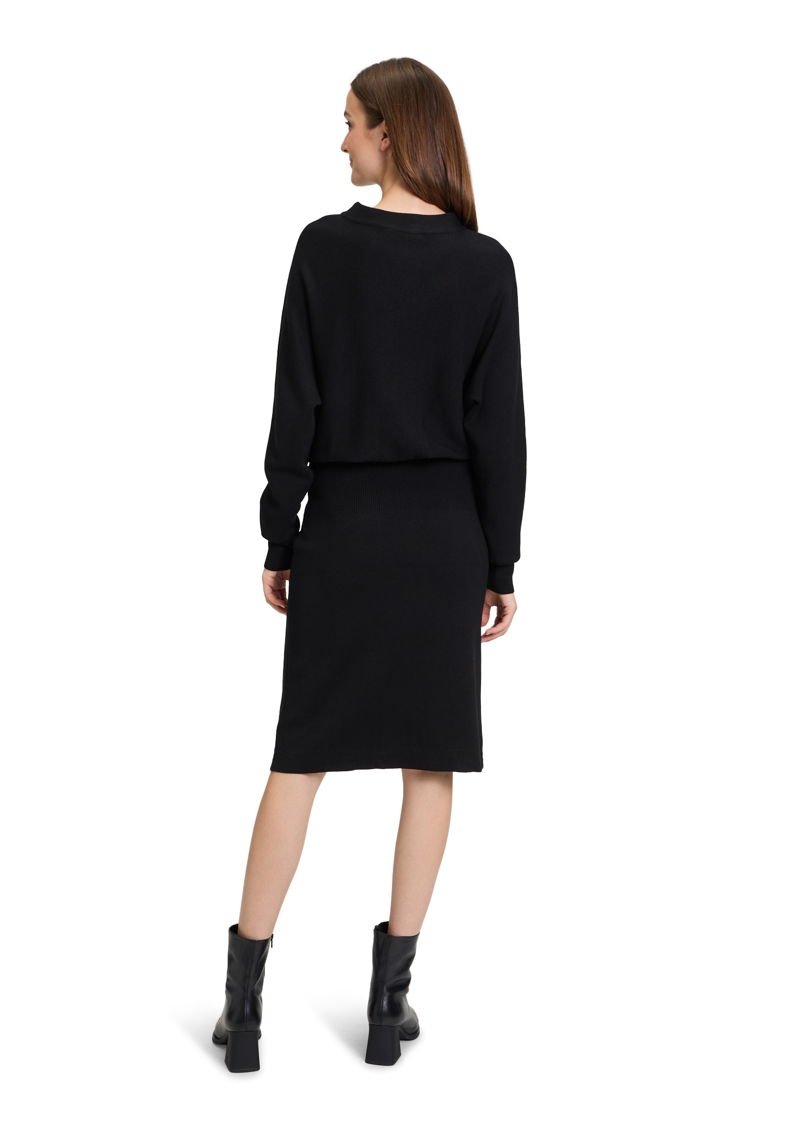 Betty&Co Strickkleid »Betty & Co Strickkleid mit Fledermausärmeln«, Rippbündchen