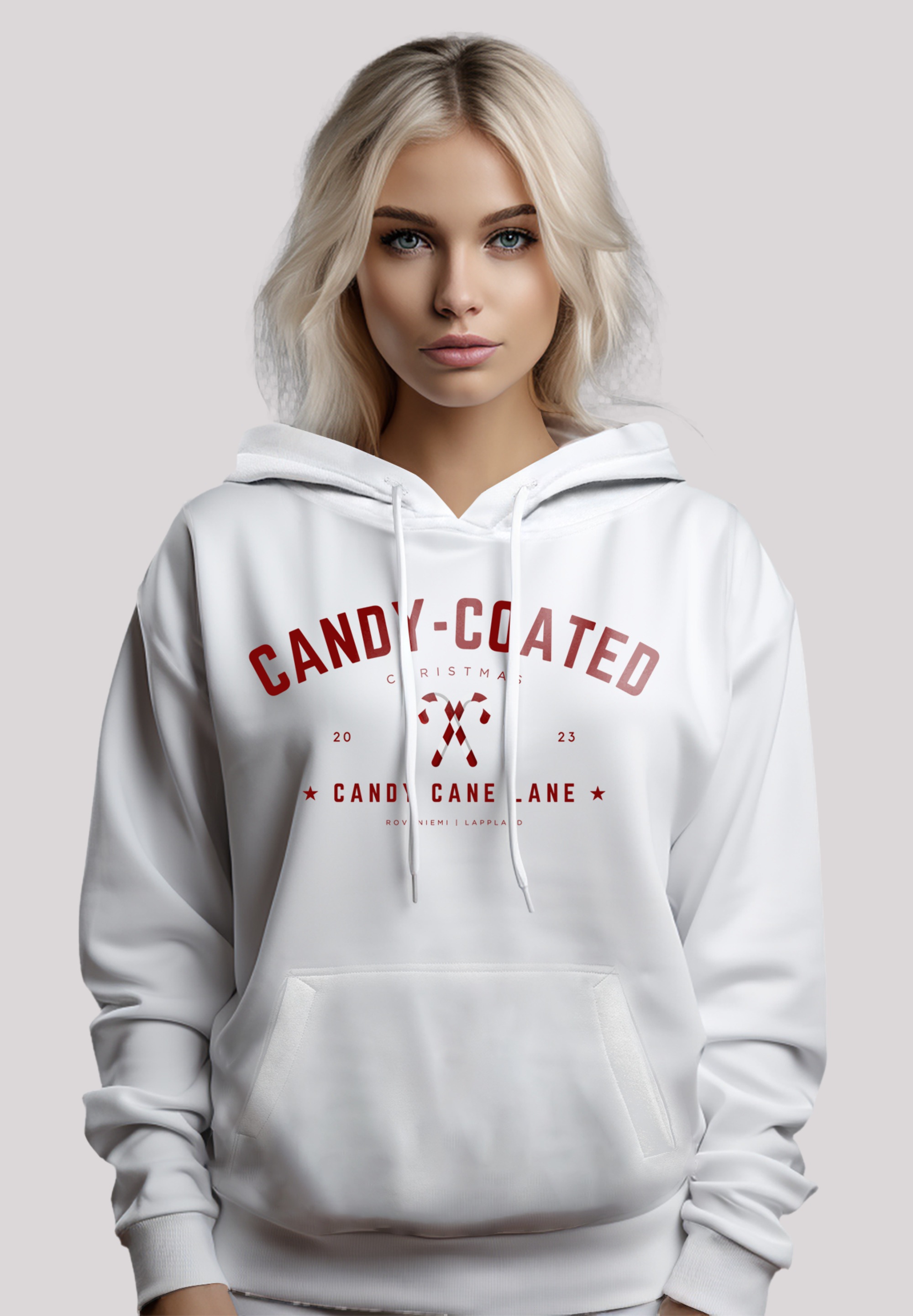 F4NT4STIC Kapuzenpullover "Weihnachten Candy Coated Christmas", Weihnachten, Geschenk, Logo