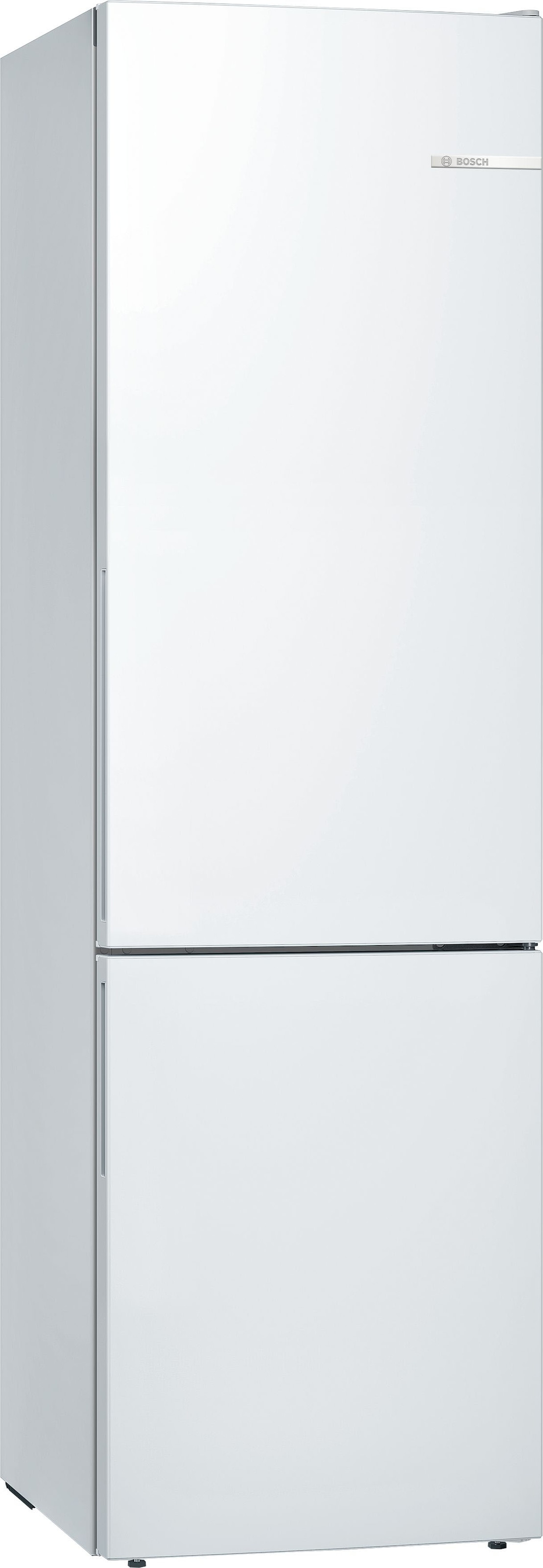 BOSCH Kühl-/Gefrierkombination "KGE39A", Rechtsanschlag, weiß, Kühlschränke, Low Frost, VitaFresh Schublade, Big Box, LED-Licht, Super Kühlen