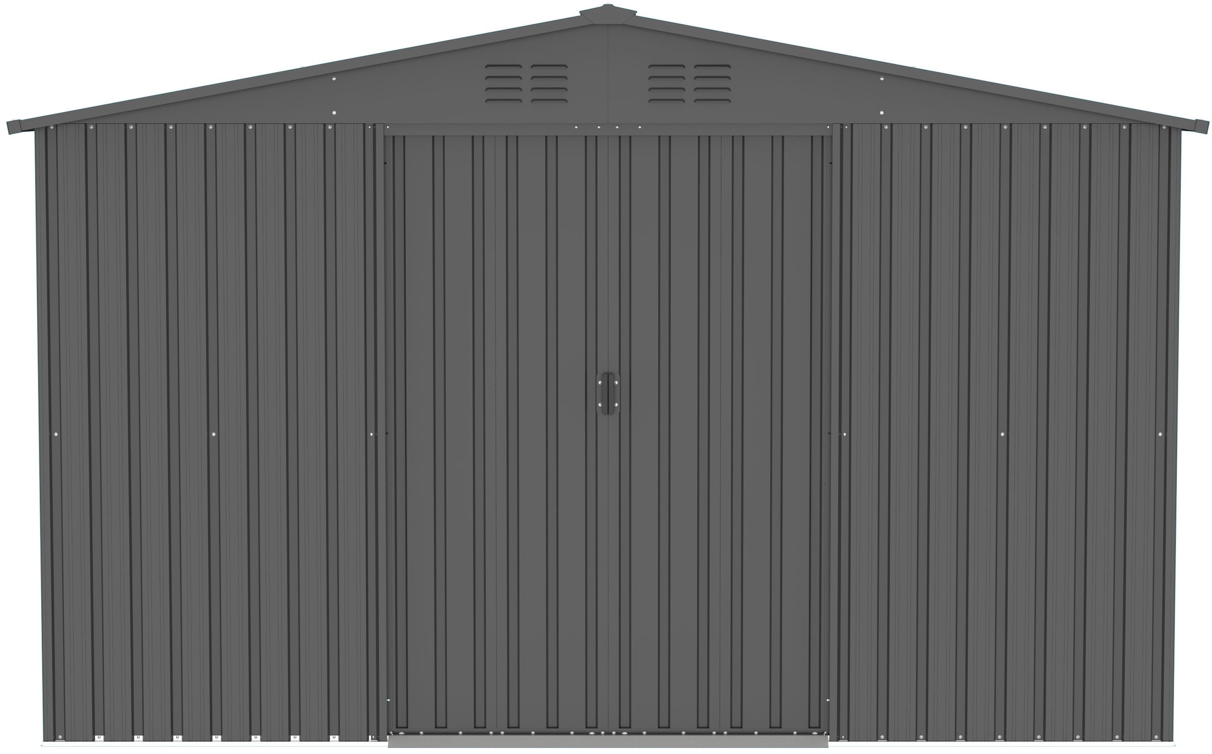 Tepro Metallgerätehaus Flex Shed XX-Large 261 cm x 181 cm x 132 cm Anthrazi günstig online kaufen