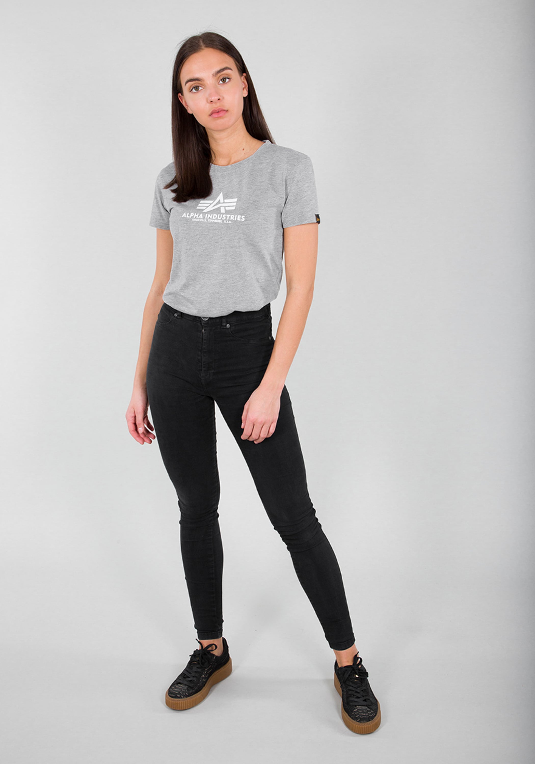 Alpha Industries T-Shirt »Alpha Industries Women - T-Shirts New Basic T-Shirt BL W«