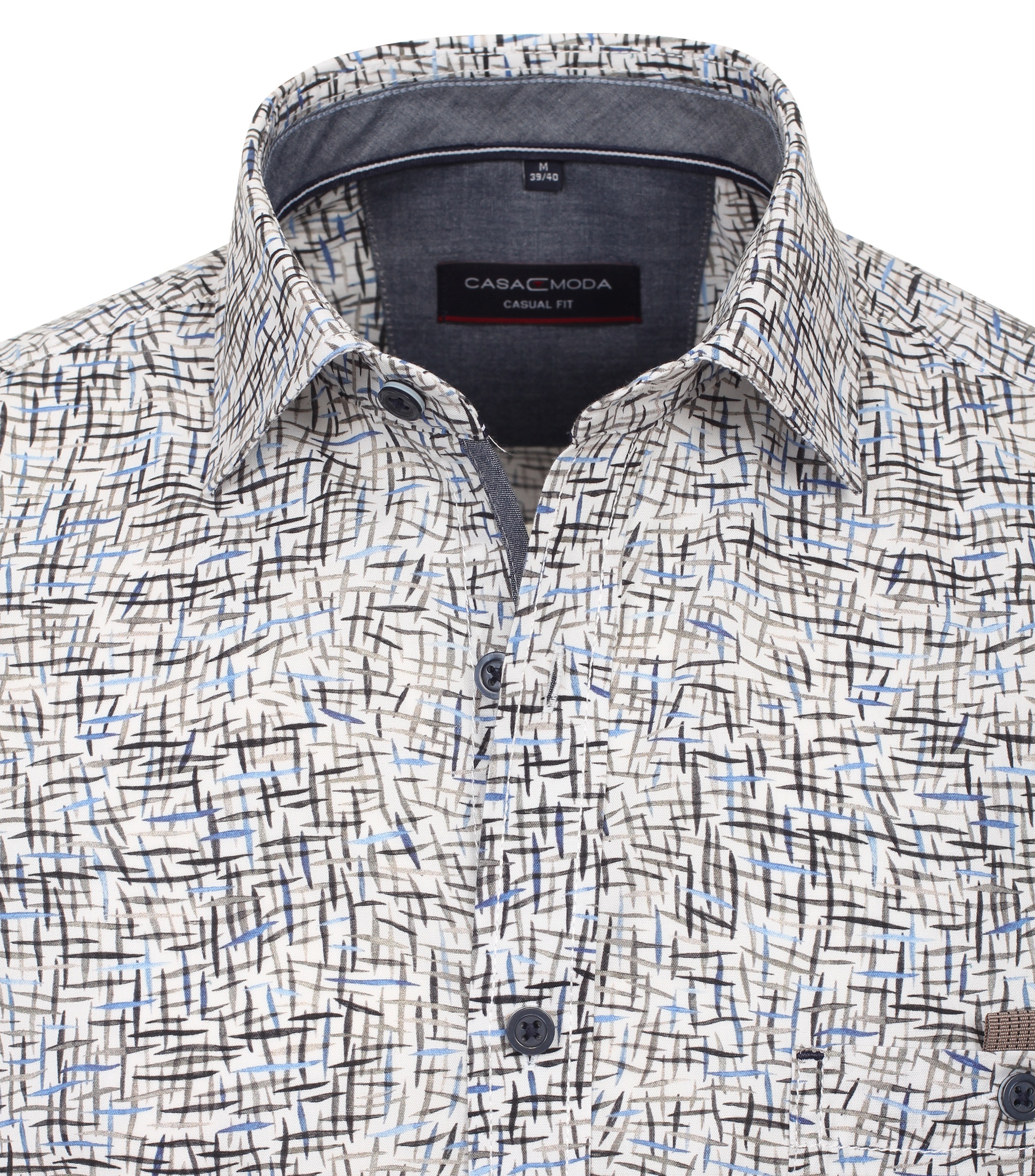 CASAMODA Kurzarmhemd »CASAMODA Freizeithemd Kurzarm Print«