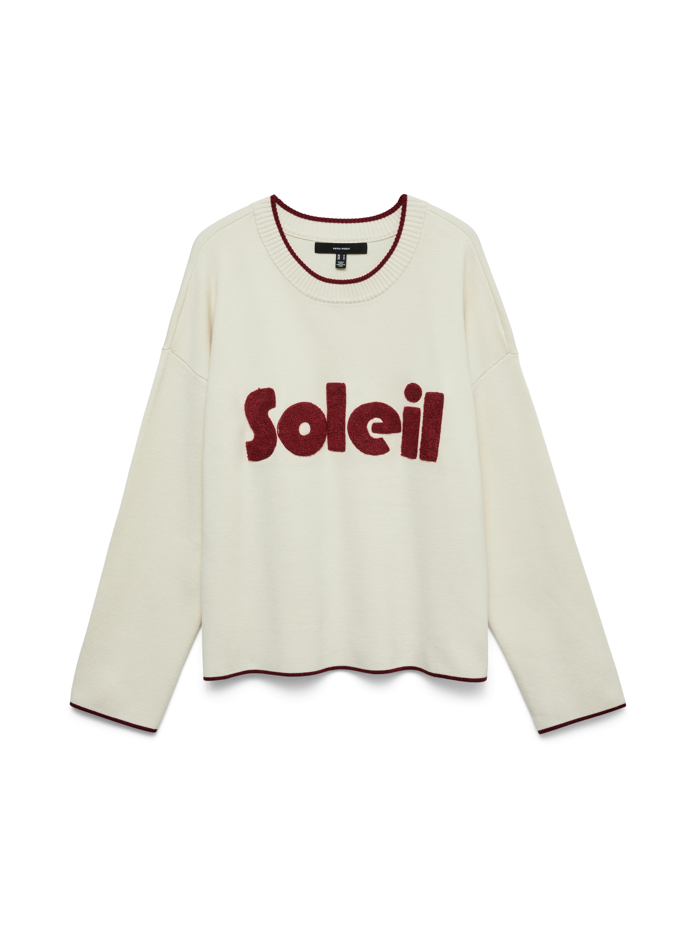 Vero Moda Strickpullover "VMWILLOW FULLNEEDLE LS O-NECK PULLOVER" Viskosemischung, regular fit