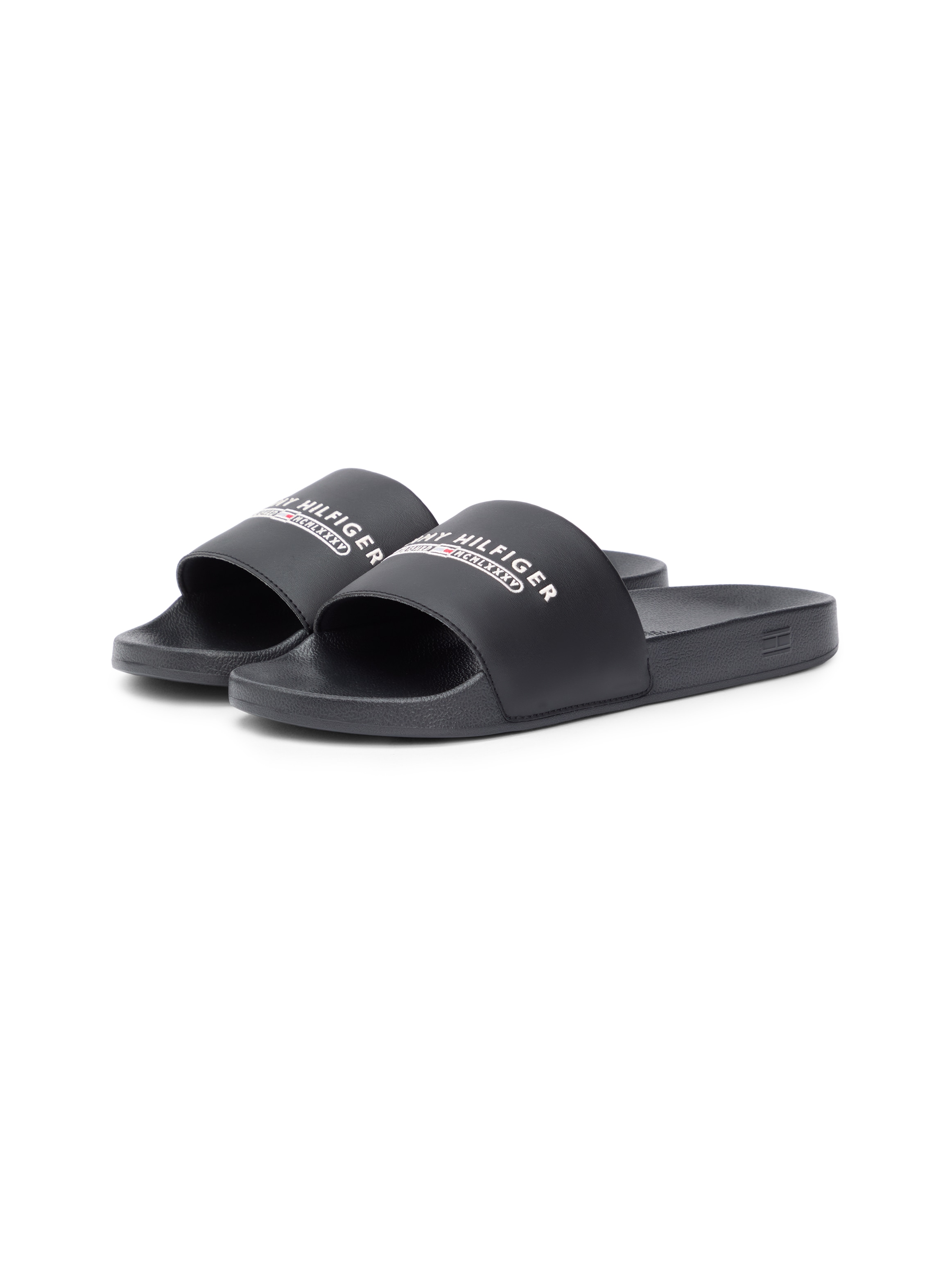 Tommy Hilfiger Pantolette "TOMMY HILFIGER RAISED POOL SLIDE", Sommerschuh, günstig online kaufen