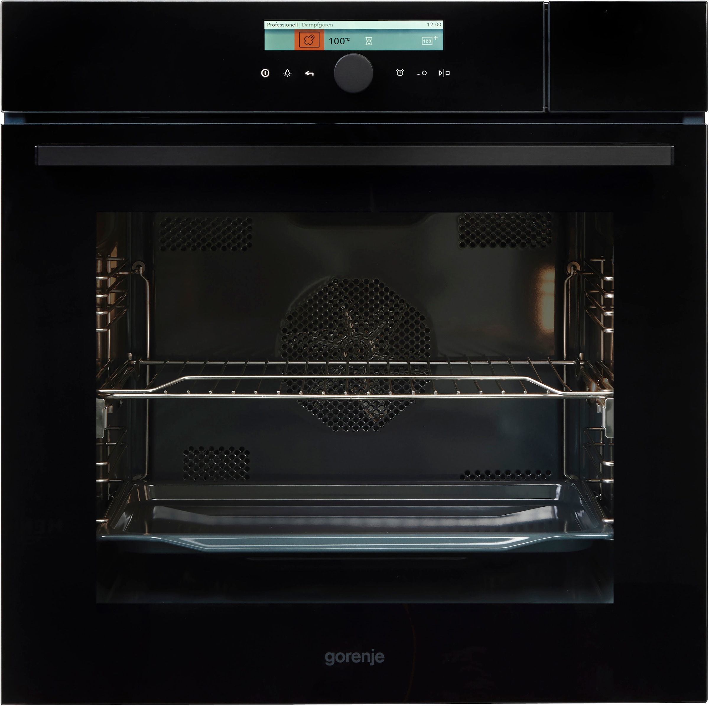 GORENJE Dampfbackofen »BCS 798 S24BG«, BCS798S24BG, mit 1-fach-Teleskopauszug, Aqua-Reinigungsfunktion