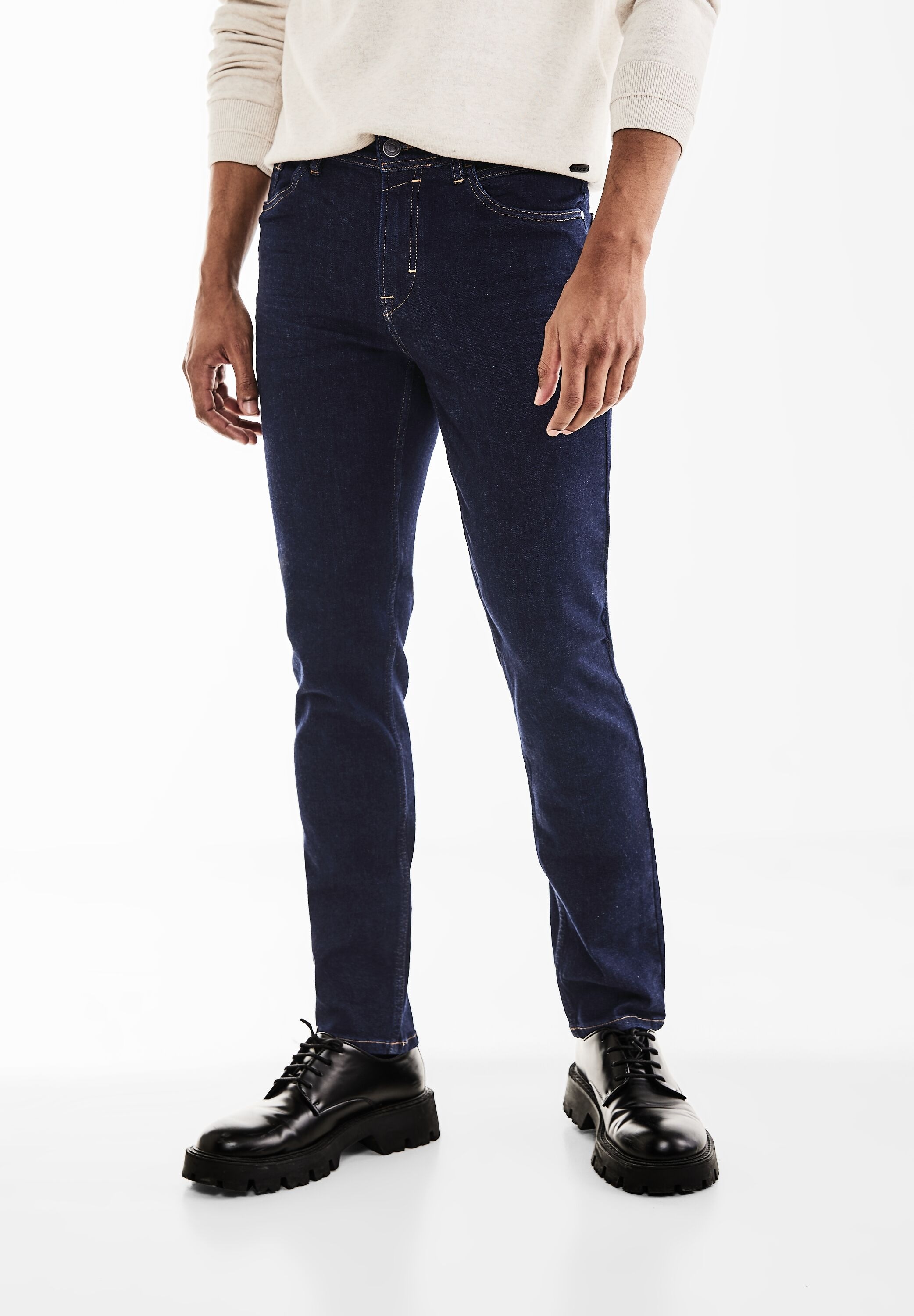 STREET ONE MEN Gerade Jeans, Middle Waist