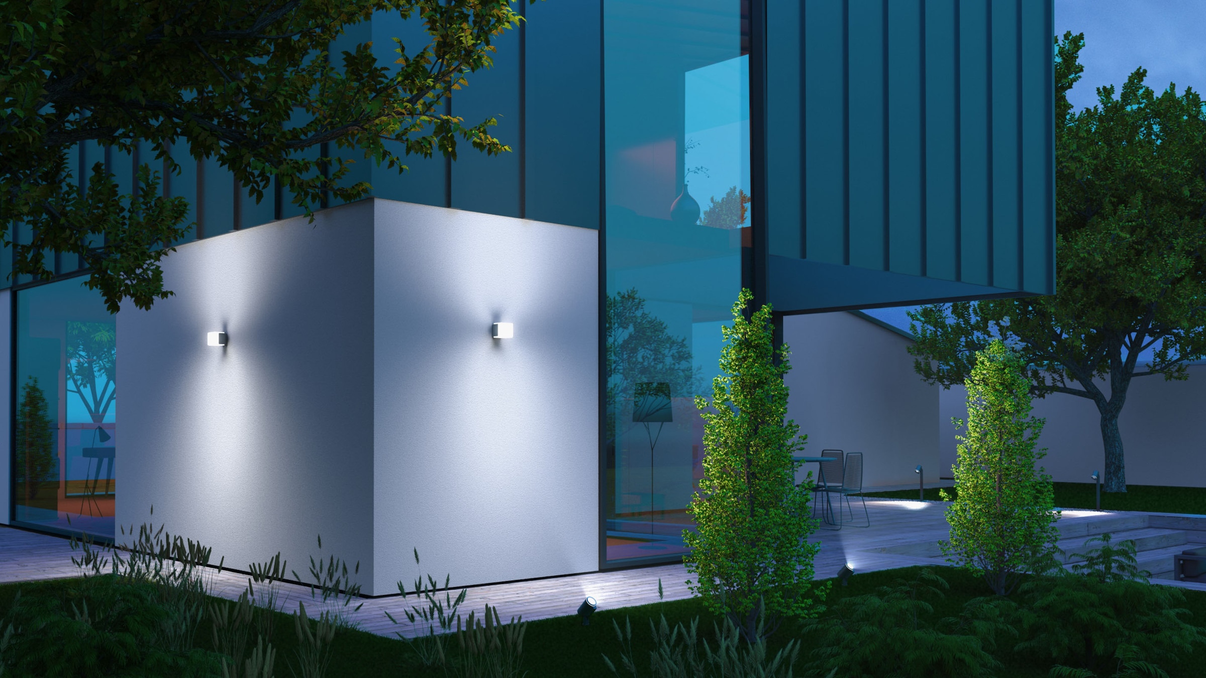 steinel LED Außen-Wandleuchte »L 835 SC ANT«, 160° Bewegungsmelder, Smart Home,Bluetooth,App-Steuerung