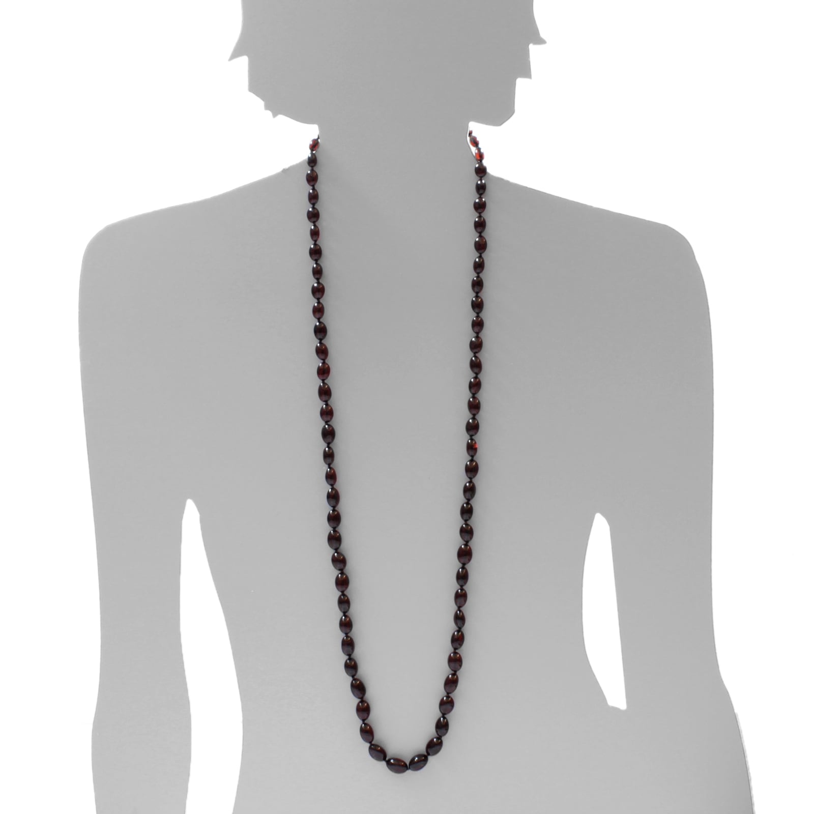 OSTSEE-SCHMUCK Gliederkette »Ostsee-Schmuck Kette Olive XXL-100 cm- Kette Olive XXL-100 cm-«, (1 tlg.)