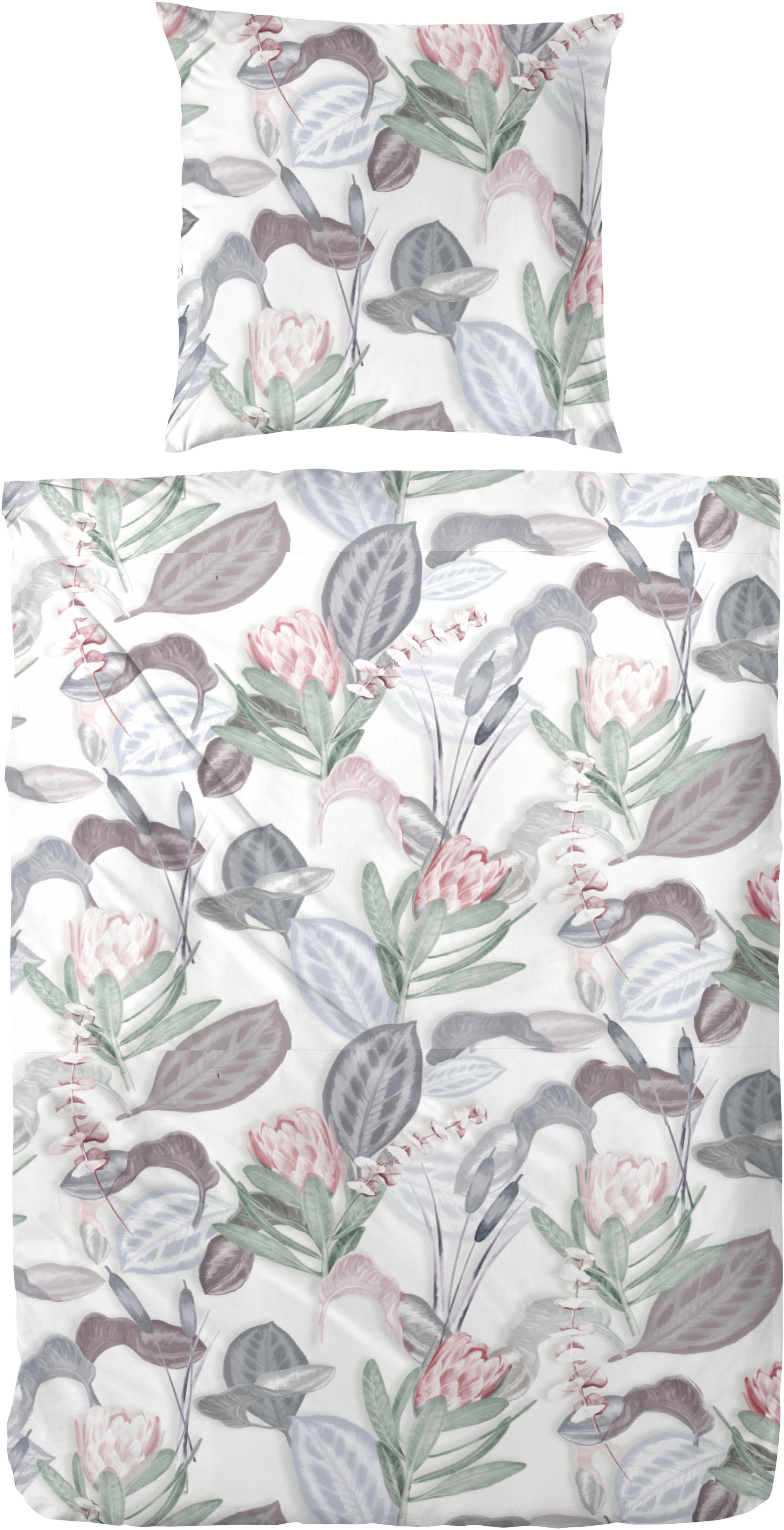 Primera Bettwäsche "Satin Bettwäsche "Protea"" 2 Stk. günstig online kaufen